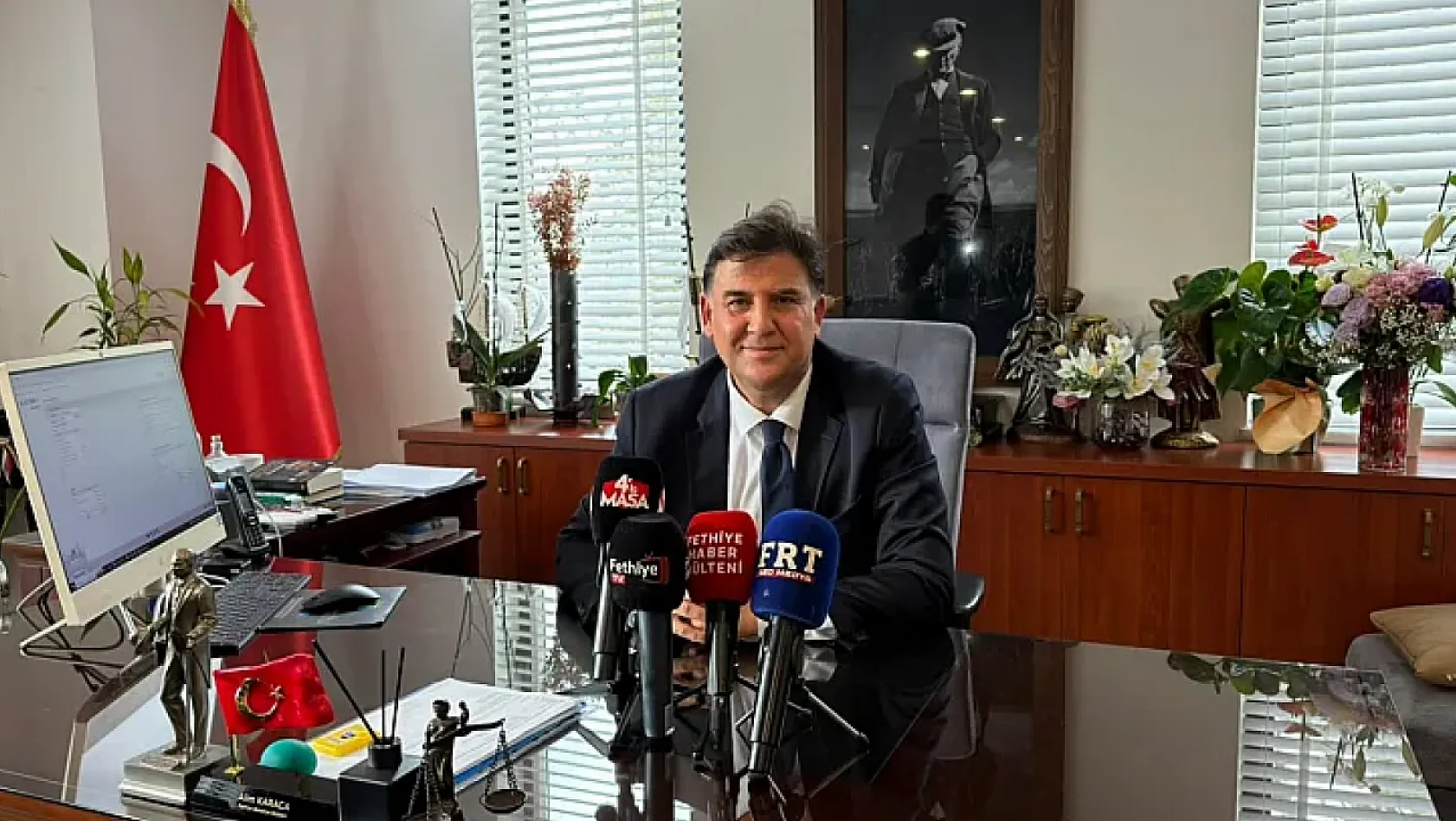 Fethiye'de oda seçimleri öncesi Karaca: 'Hiç kimseye taraf değiliz'
