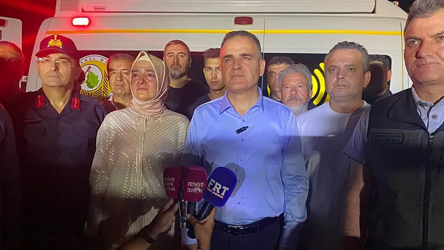 Fethiye'de yangın kontrol altında: 78 hane ve 574 vatandaş tahliye edildi