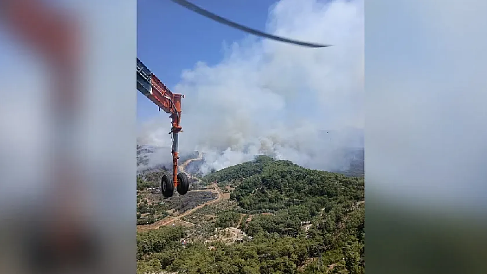 Fethiye'deki orman yangınına takviye ekipler sevk edildi: Hava ve kara gücü artırıldı
