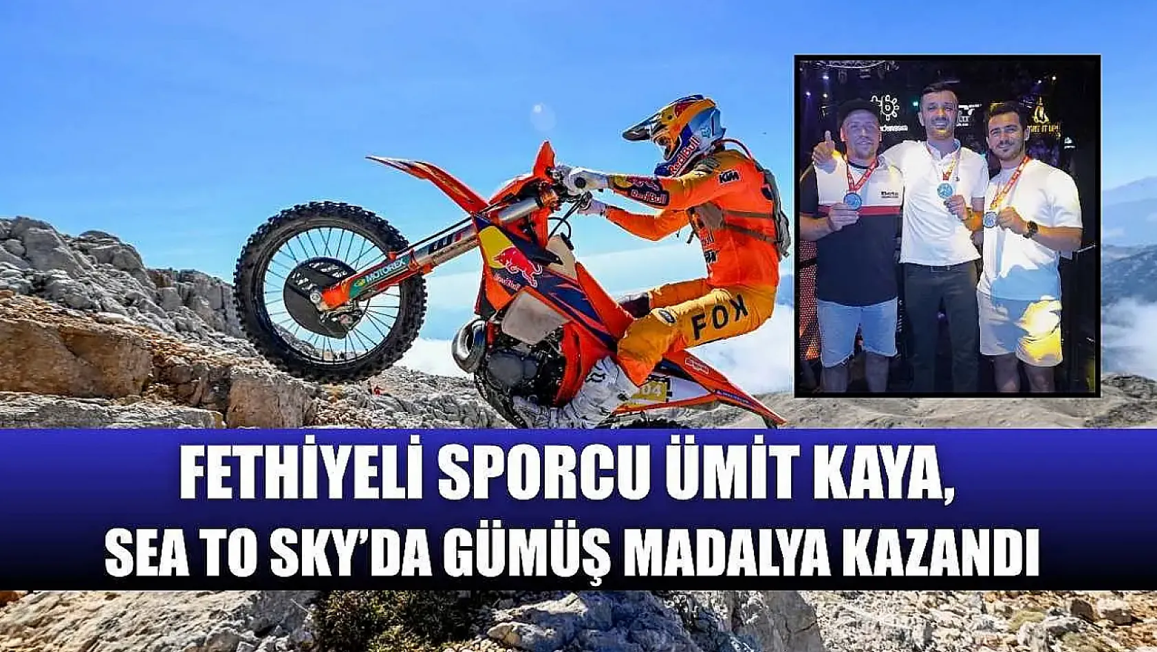 Fethiyeli sporcu Ümit Kaya, Sea To Sky'da gümüş madalya kazandı