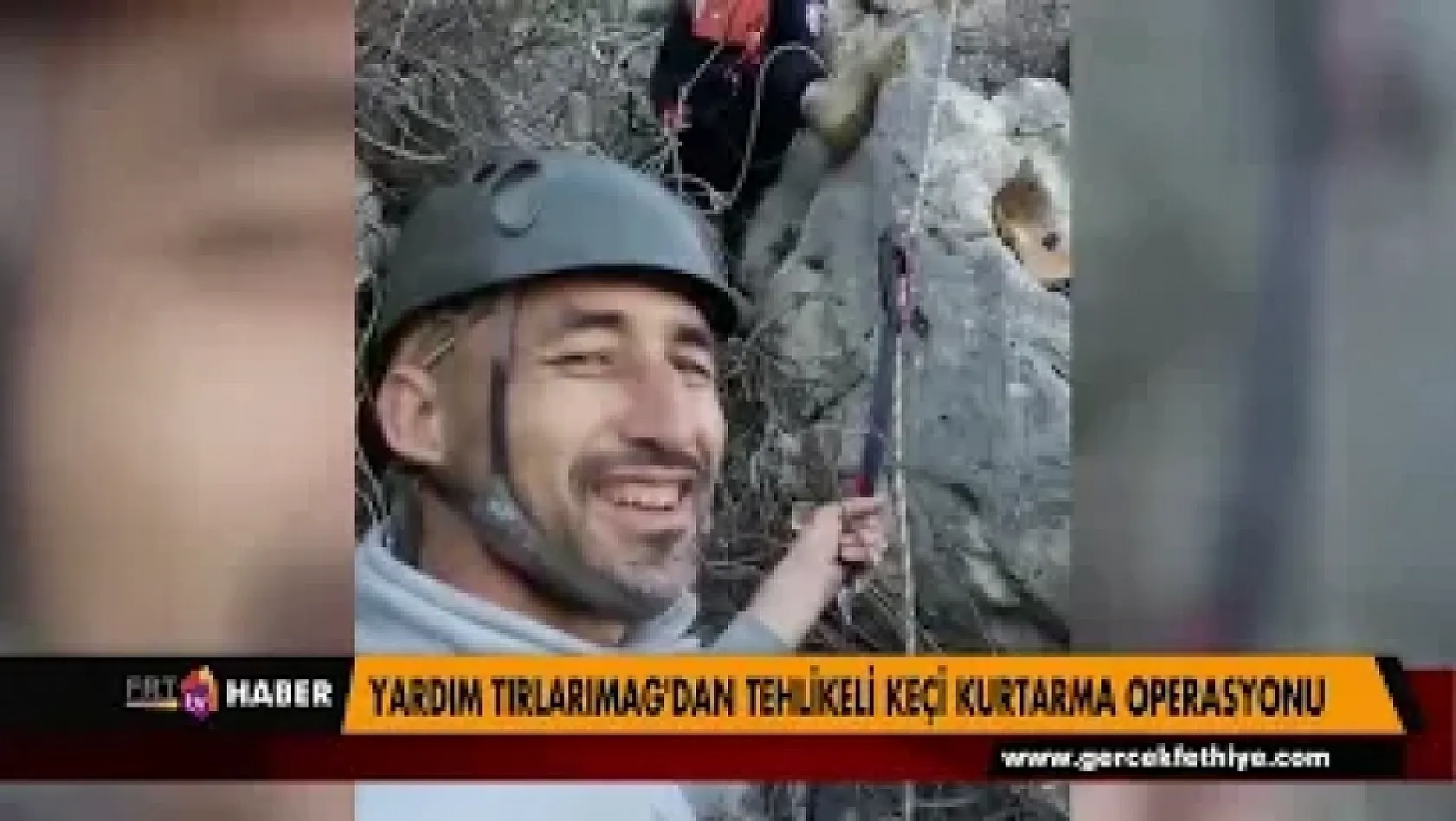 MAG'DAN TEHLİKELİ KEÇİ KURTARMA OPERASYONU