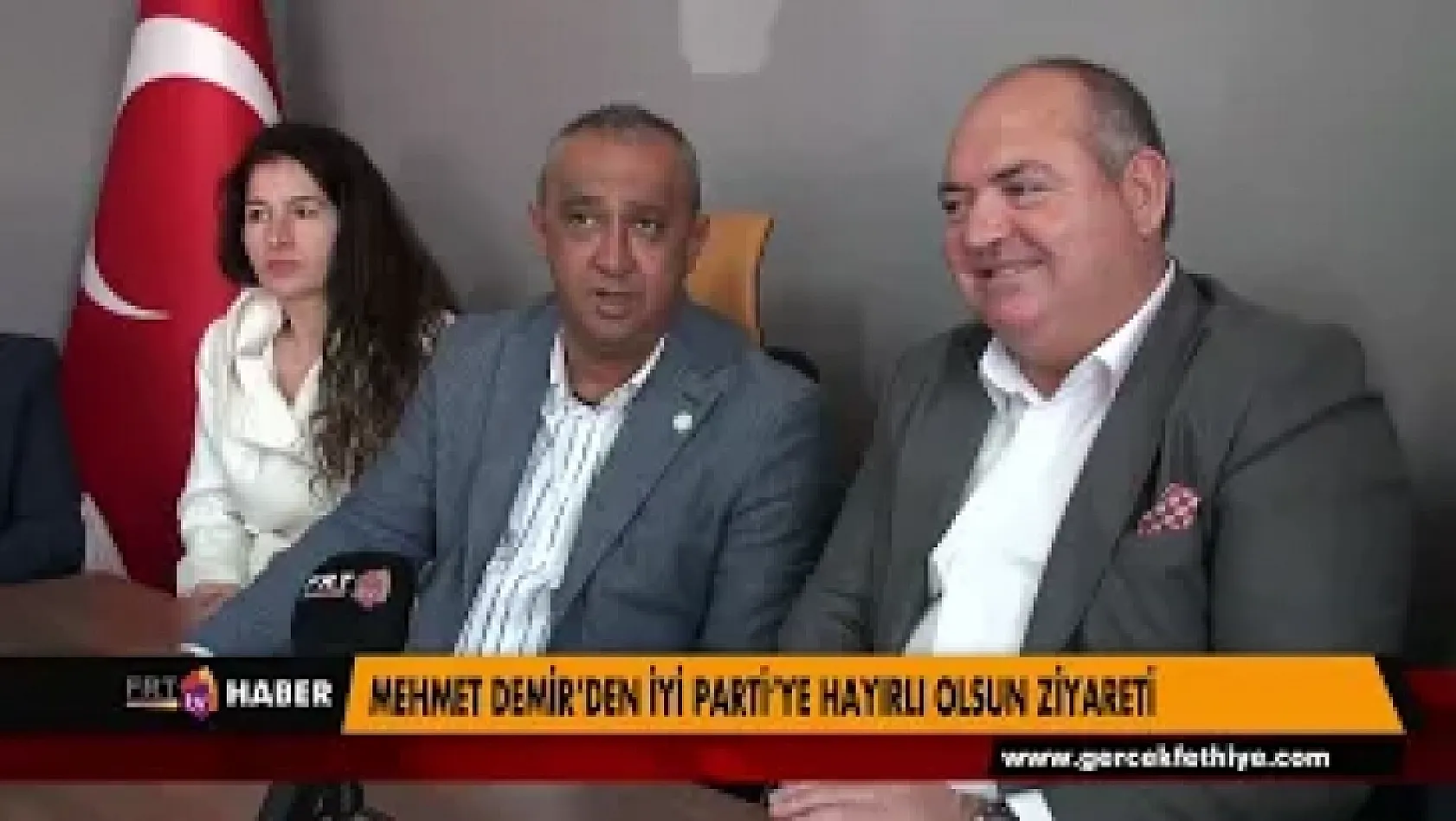 MEHMET DEMİR'DEN İYİ PARTİ'YE HAYIRLI OLSUN ZİYARETİ