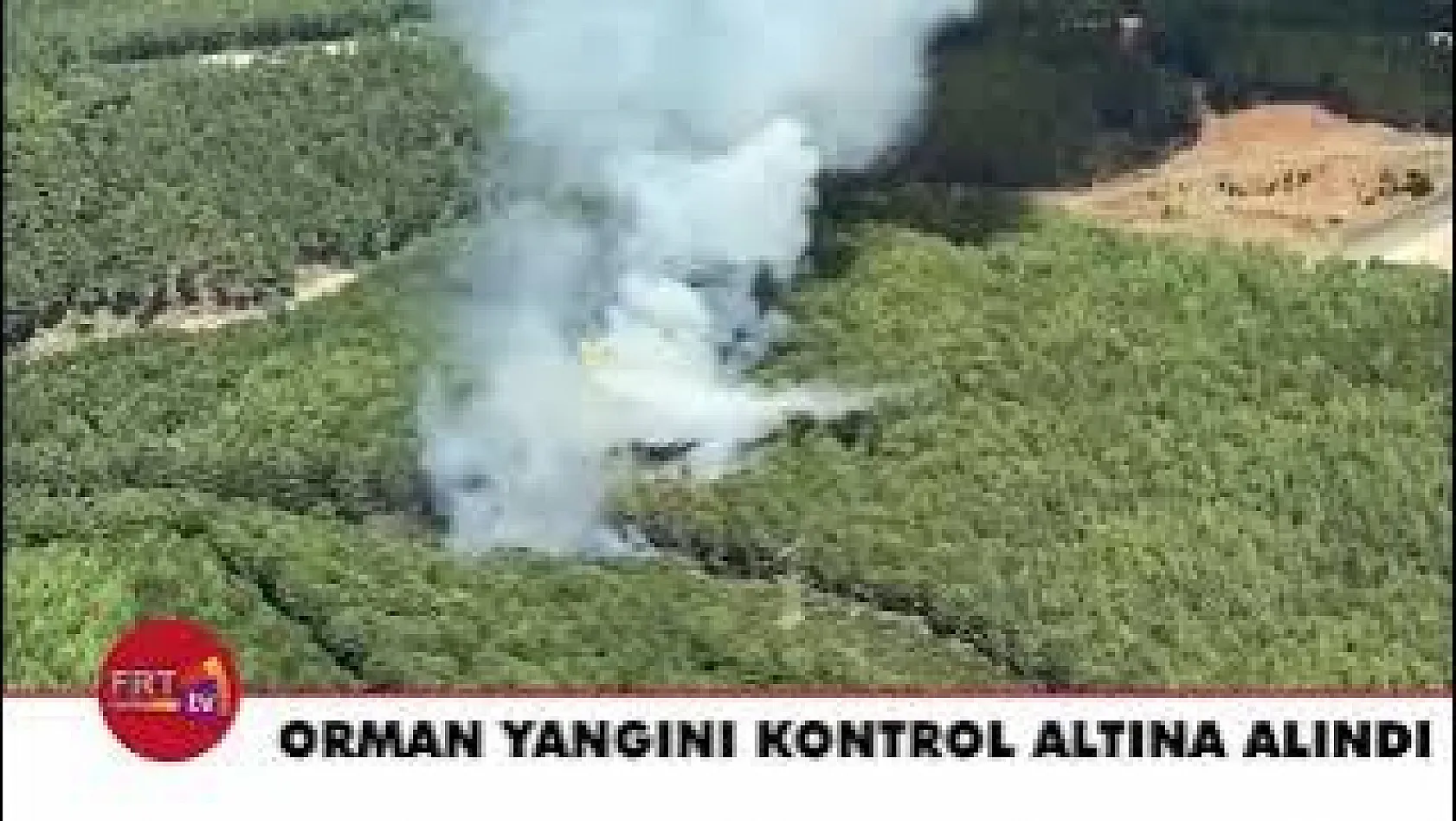 Orman yangını kontrol altına alındı