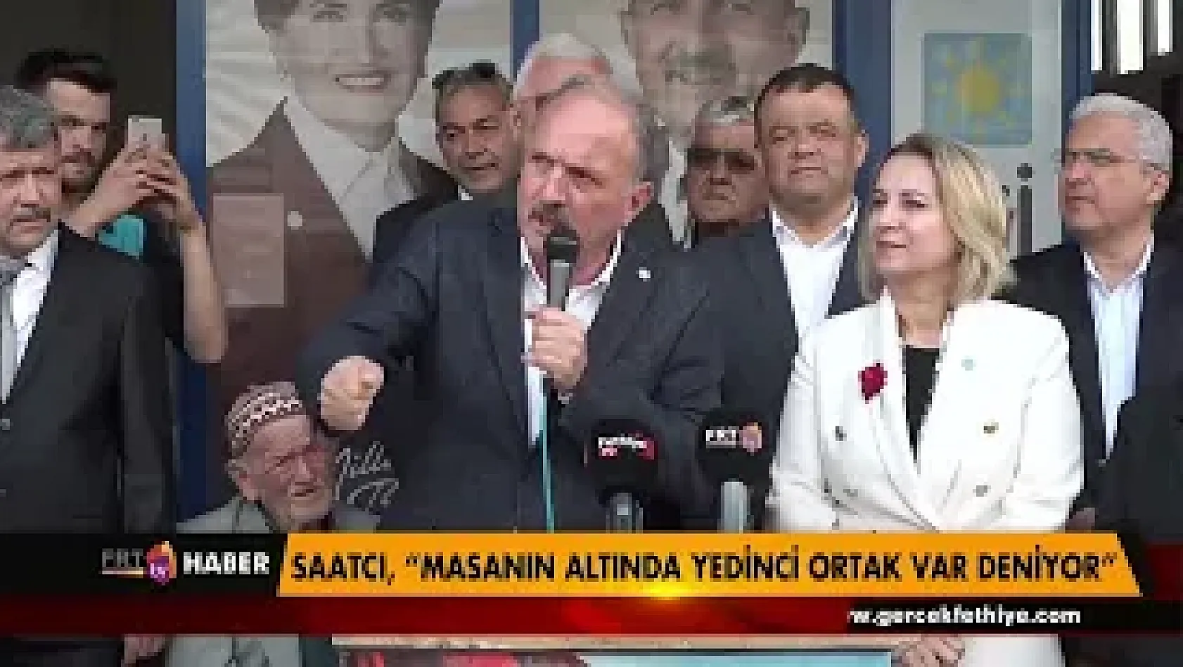 Saatcı, 'Masanın altında yedinci ortak var deniyor