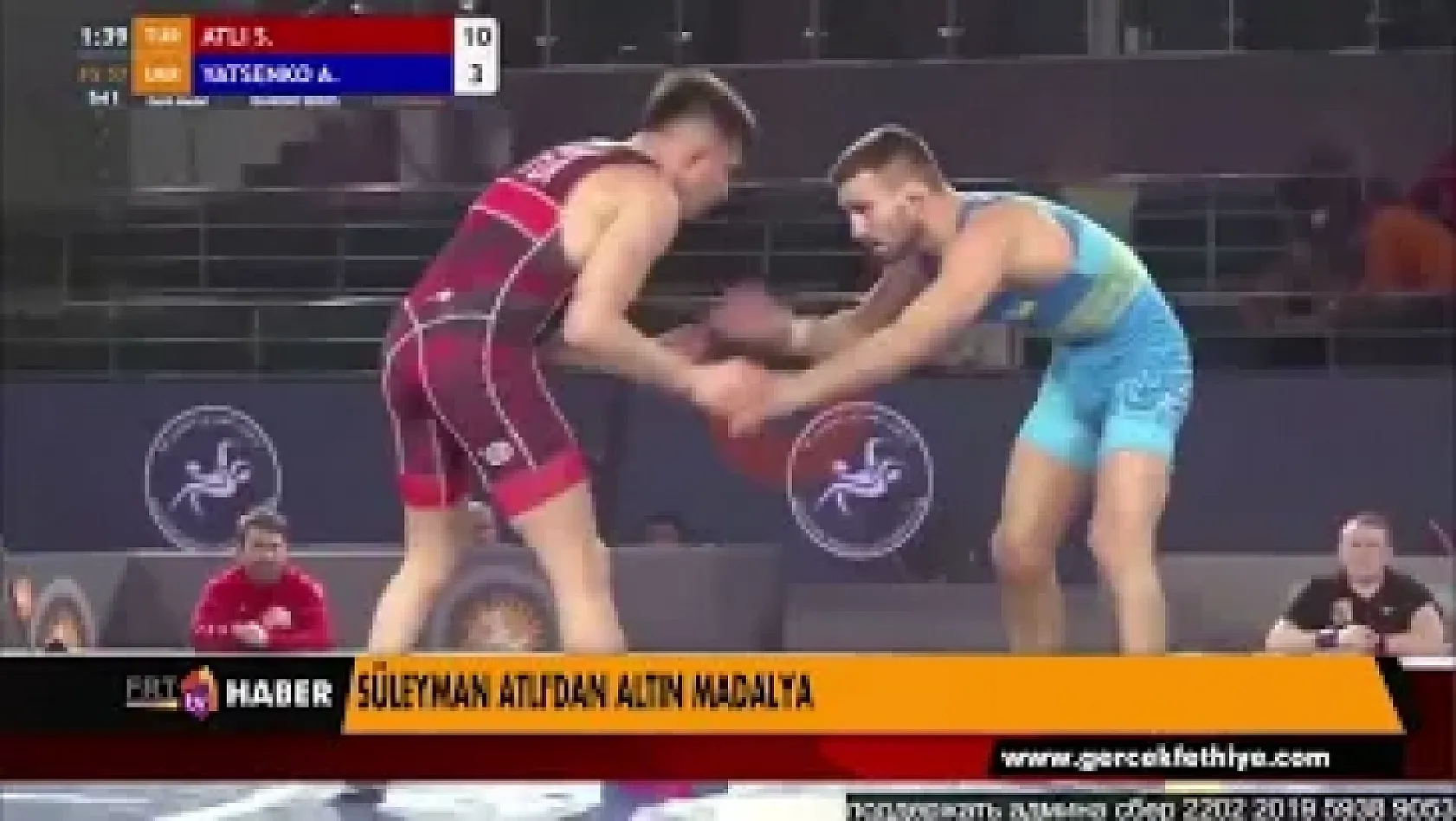 SÜLEYMAN ATLI'DAN ALTIN MADALYA
