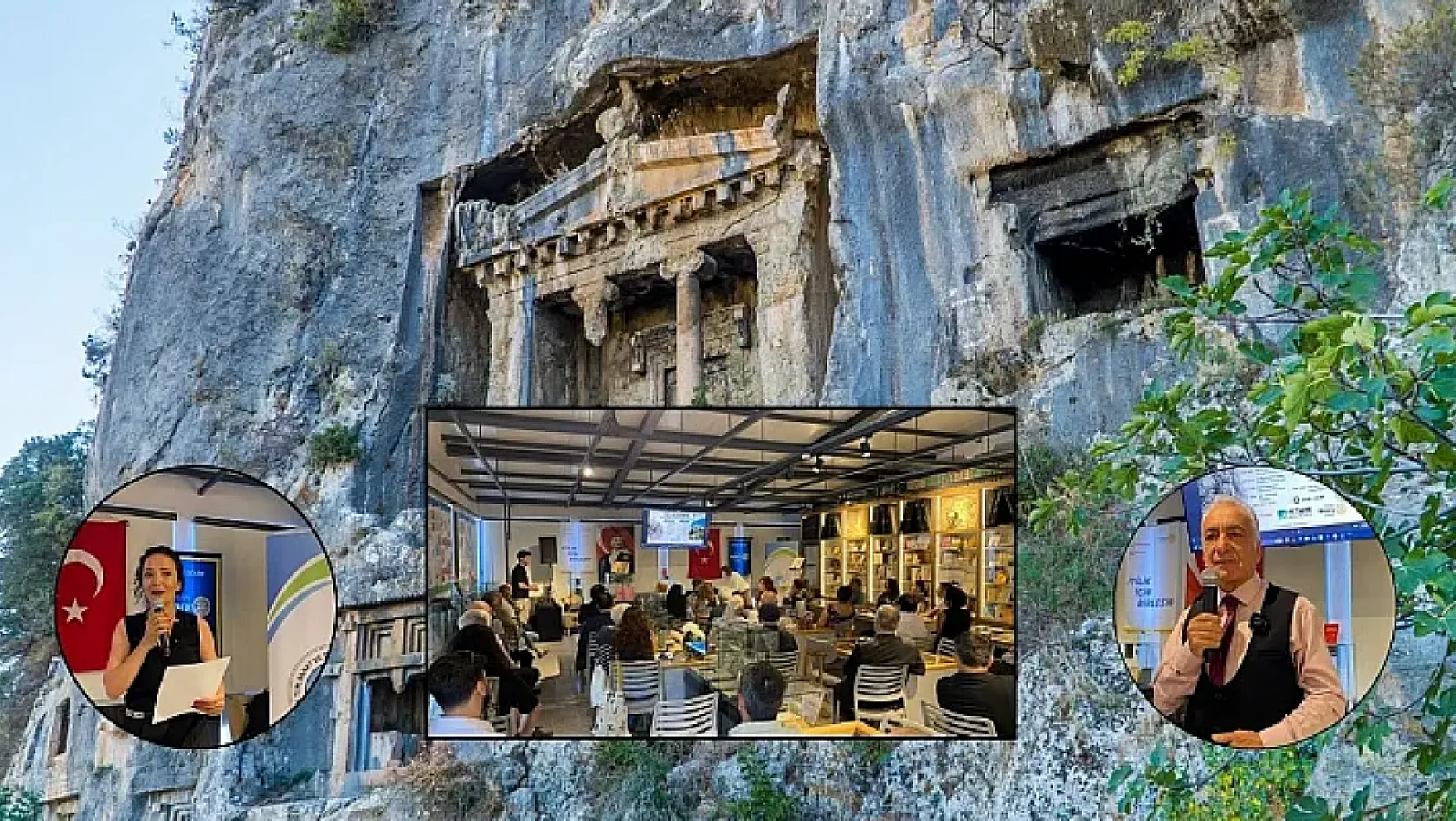 Telmessos arkeolojisi söyleşisi Fethiye Kitap Müzesi'nde başladı