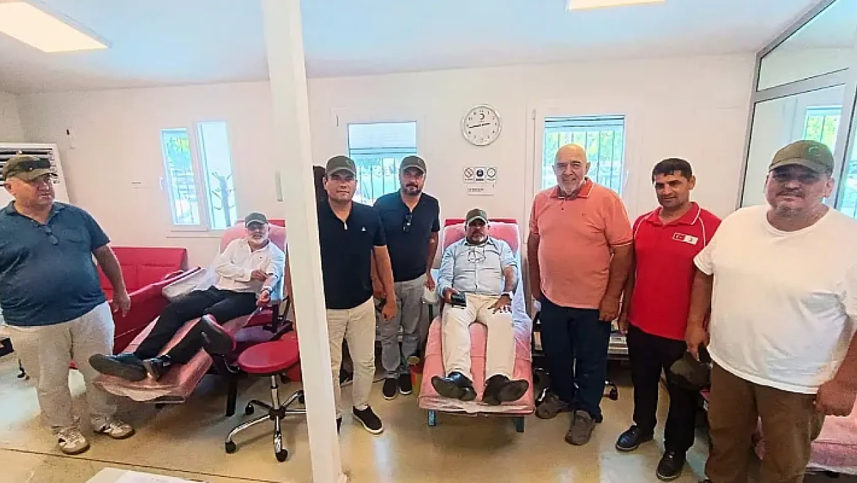 Yeşilay Fethiye Şubesi'nden Kızılay'a kan bağışı desteği