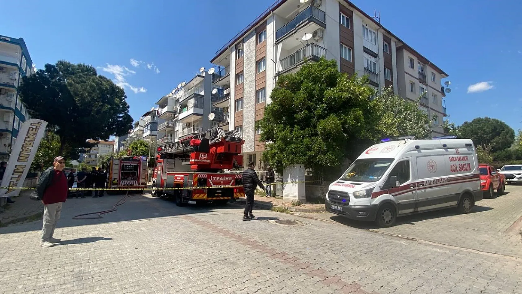 Patlama sonrası çıkan yangında engelli şahıs hayatını kaybetti