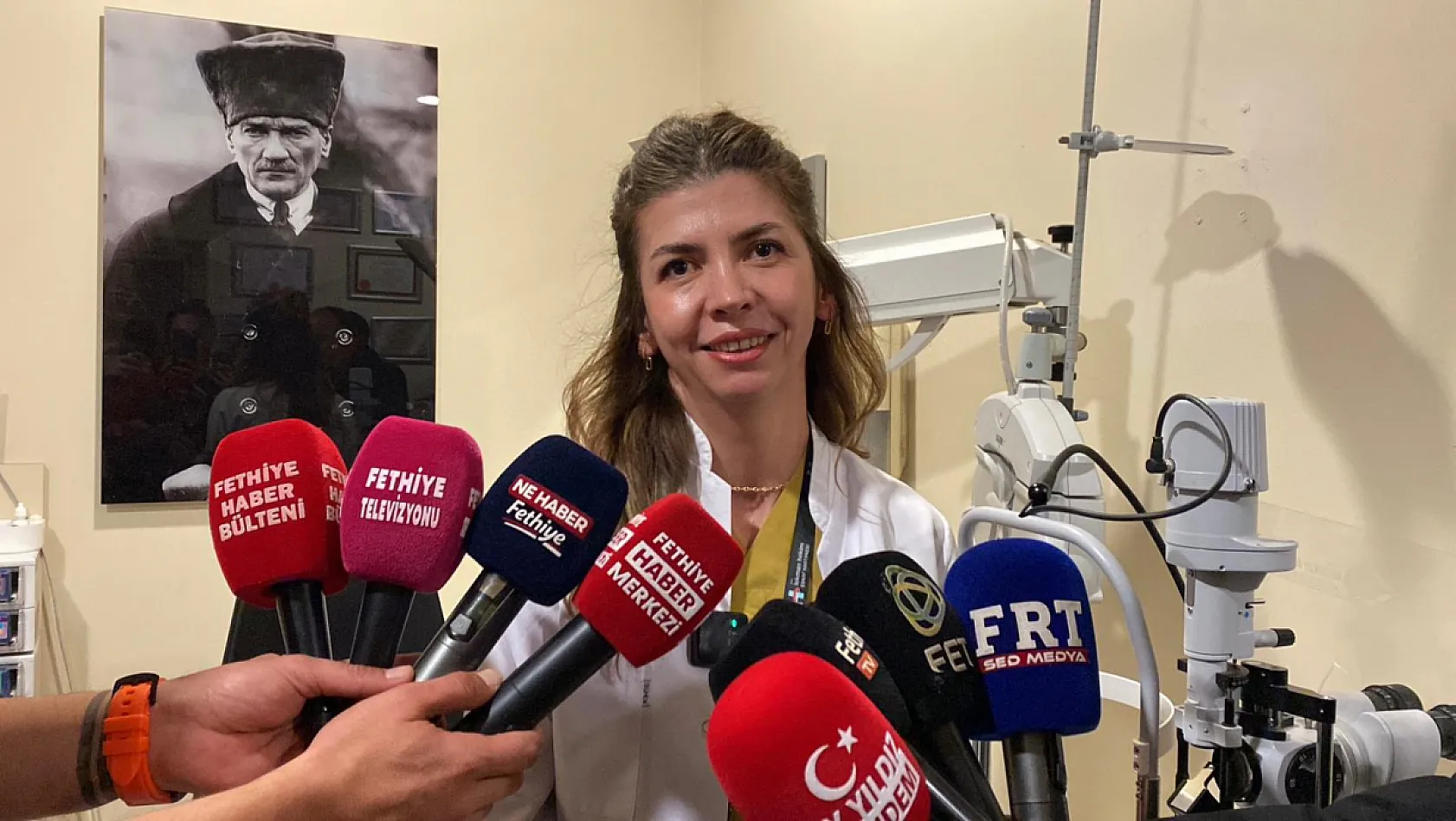 Fethiye'de Uzm. Dr. Nazire Demirci'den uyarı: Görme kaybının sessiz sebebi, 'Glokom'