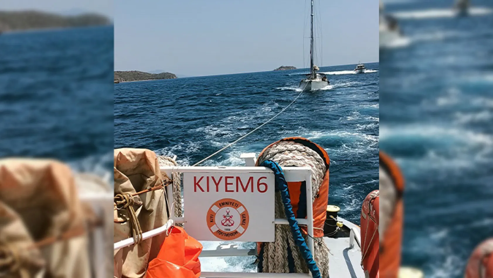 Bodrum'da Arızalanan Ve Sürüklenen Tekneyi KIYEM Ekipleri Kurtardı