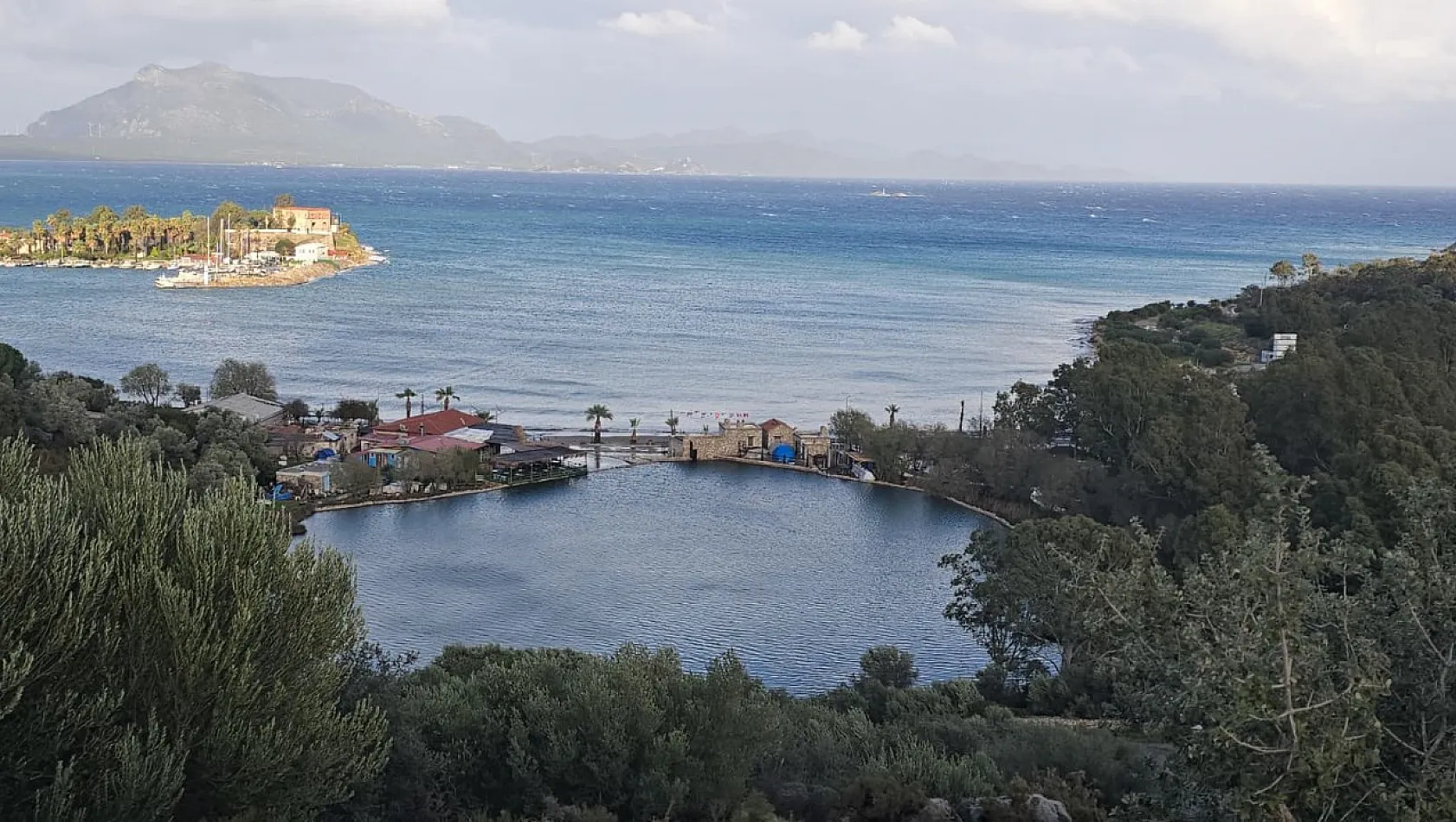 Datça, geçen yıl en sıcak ayı Temmuz'da yaşadı