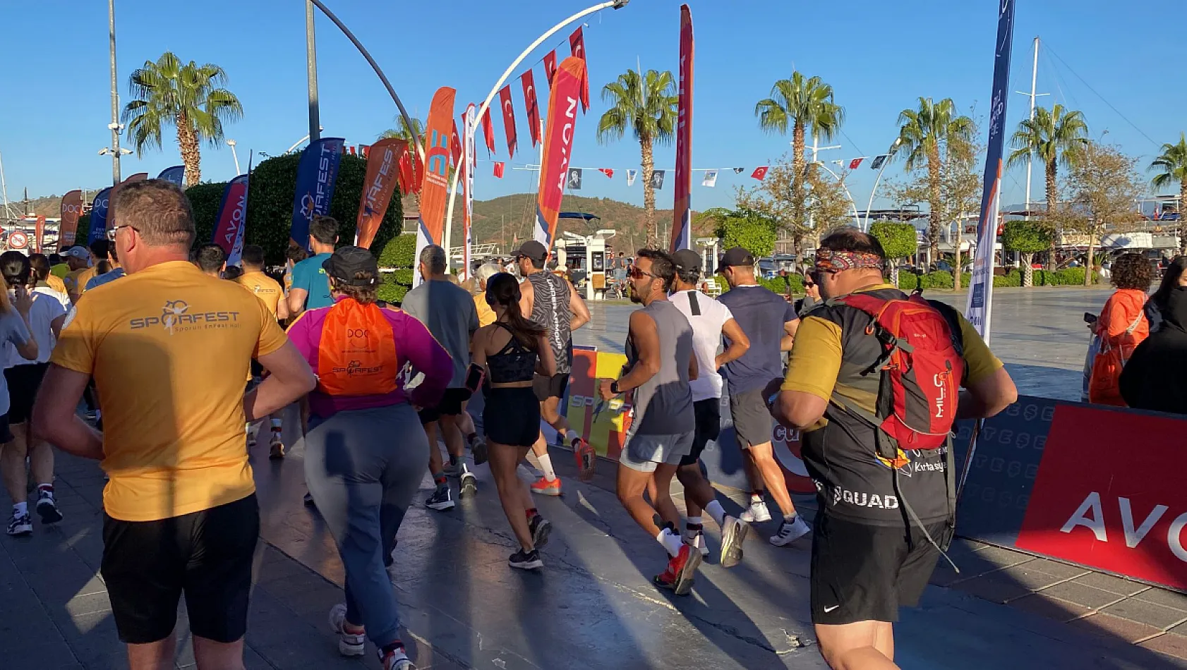 Fethiye'de Sporfest'in son etabı start aldı