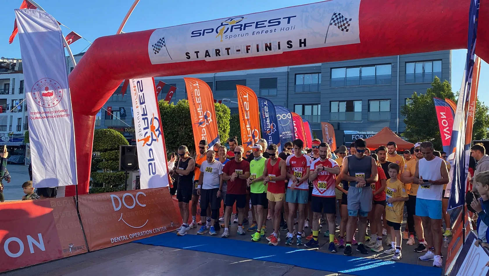 Fethiye'de Sporfest'in son etabı start aldı