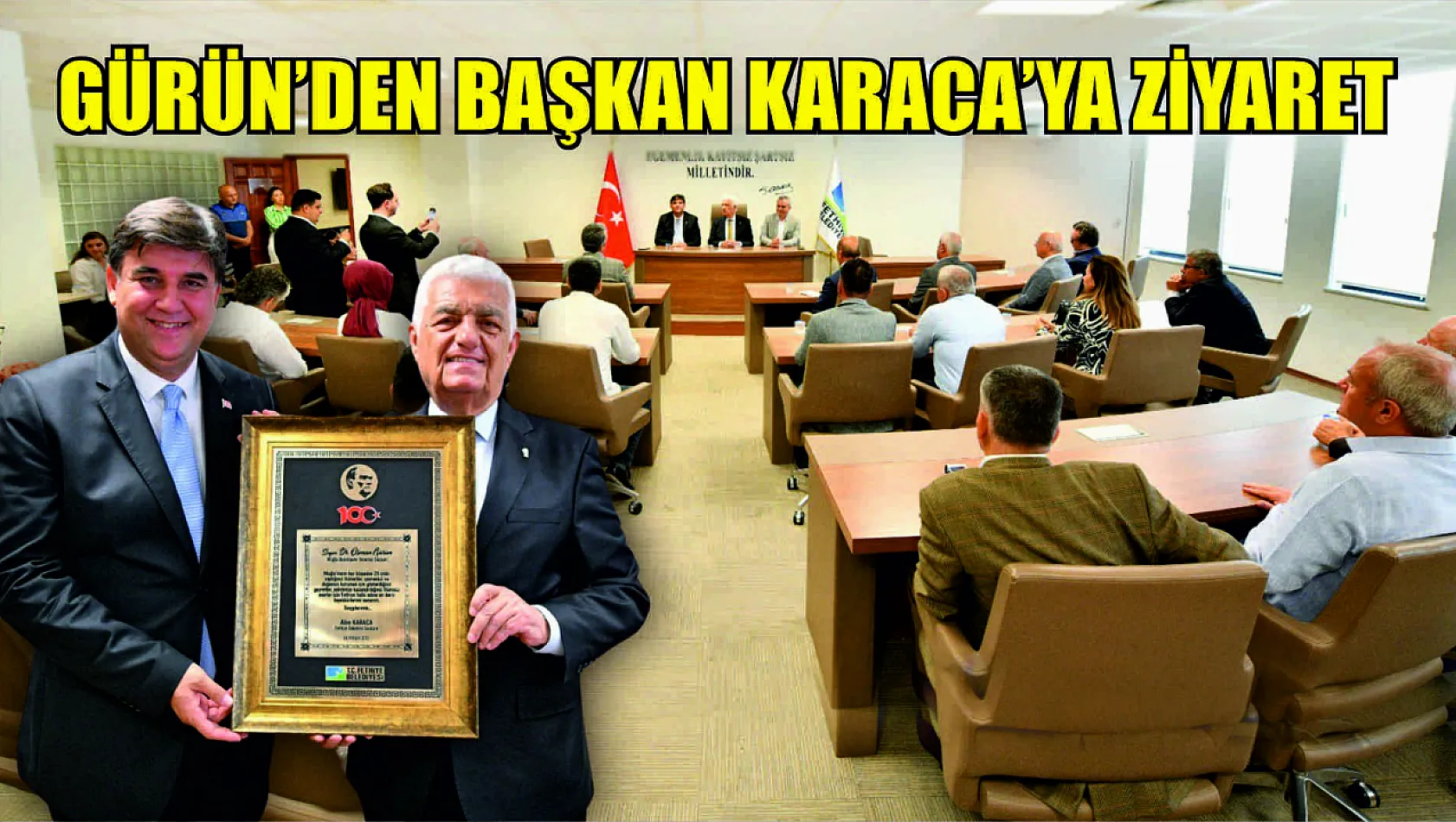 Osman Gürün'den Başkan Karaca'ya Ziyaret