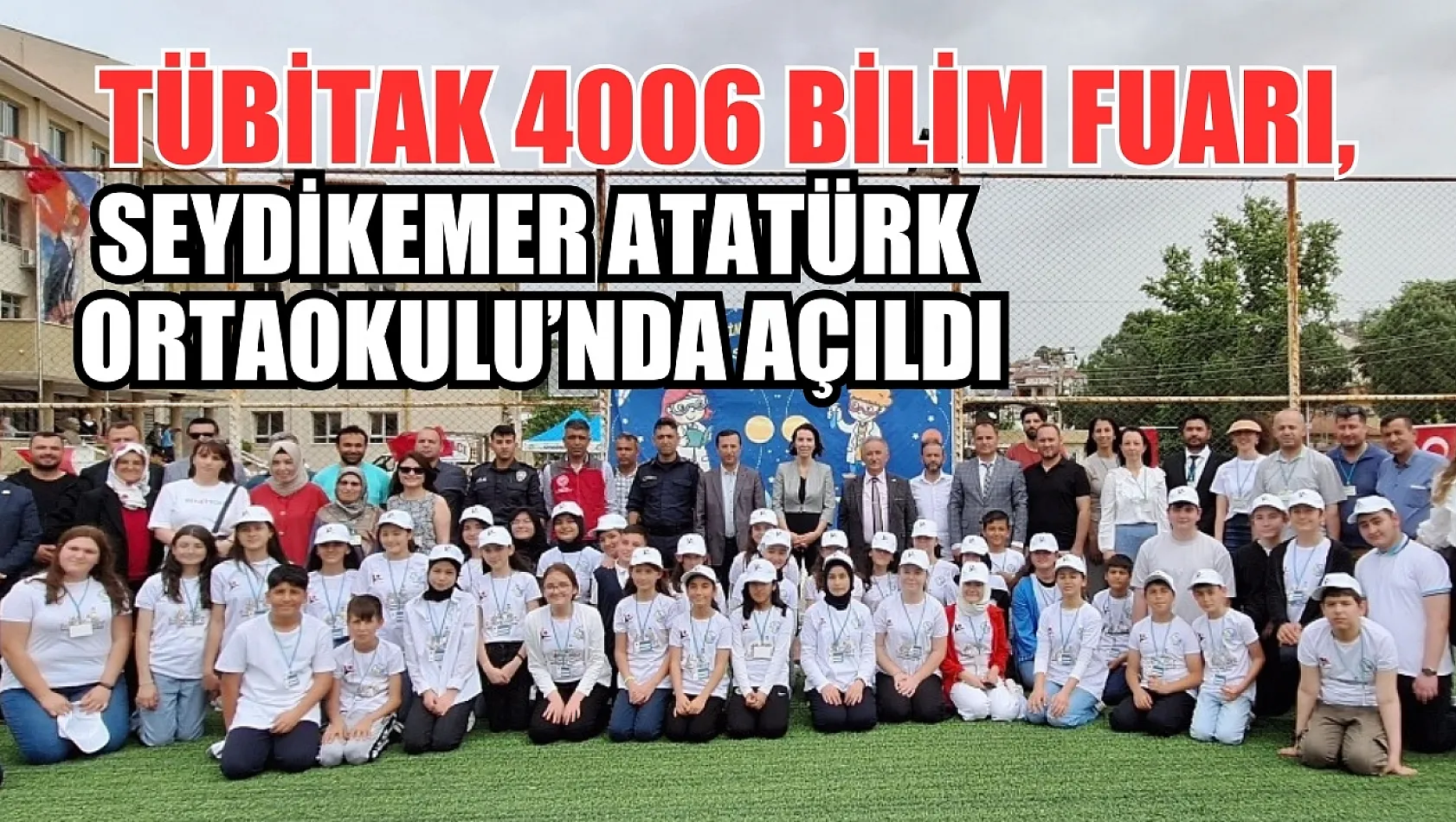 TÜBİTAK 4006 Bilim Fuarı, Seydikemer Atatürk Ortaokulu'nda açıldı