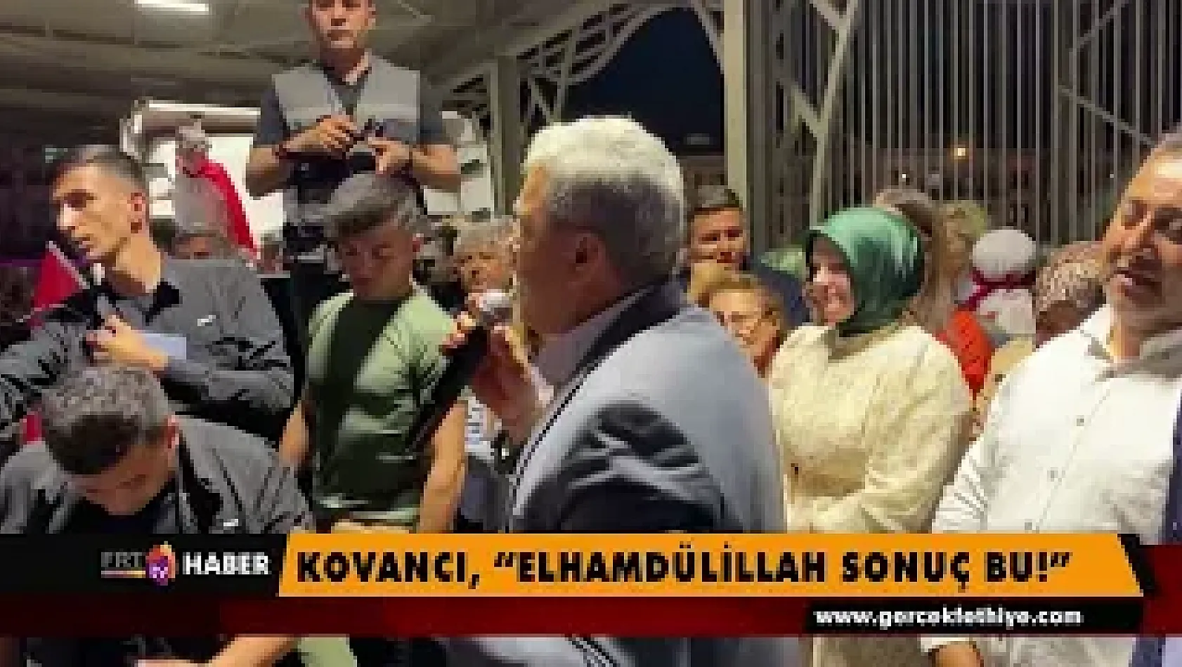 Kovancı, seçim sonucu için 'Elhamdülalillah sonuç bu!'