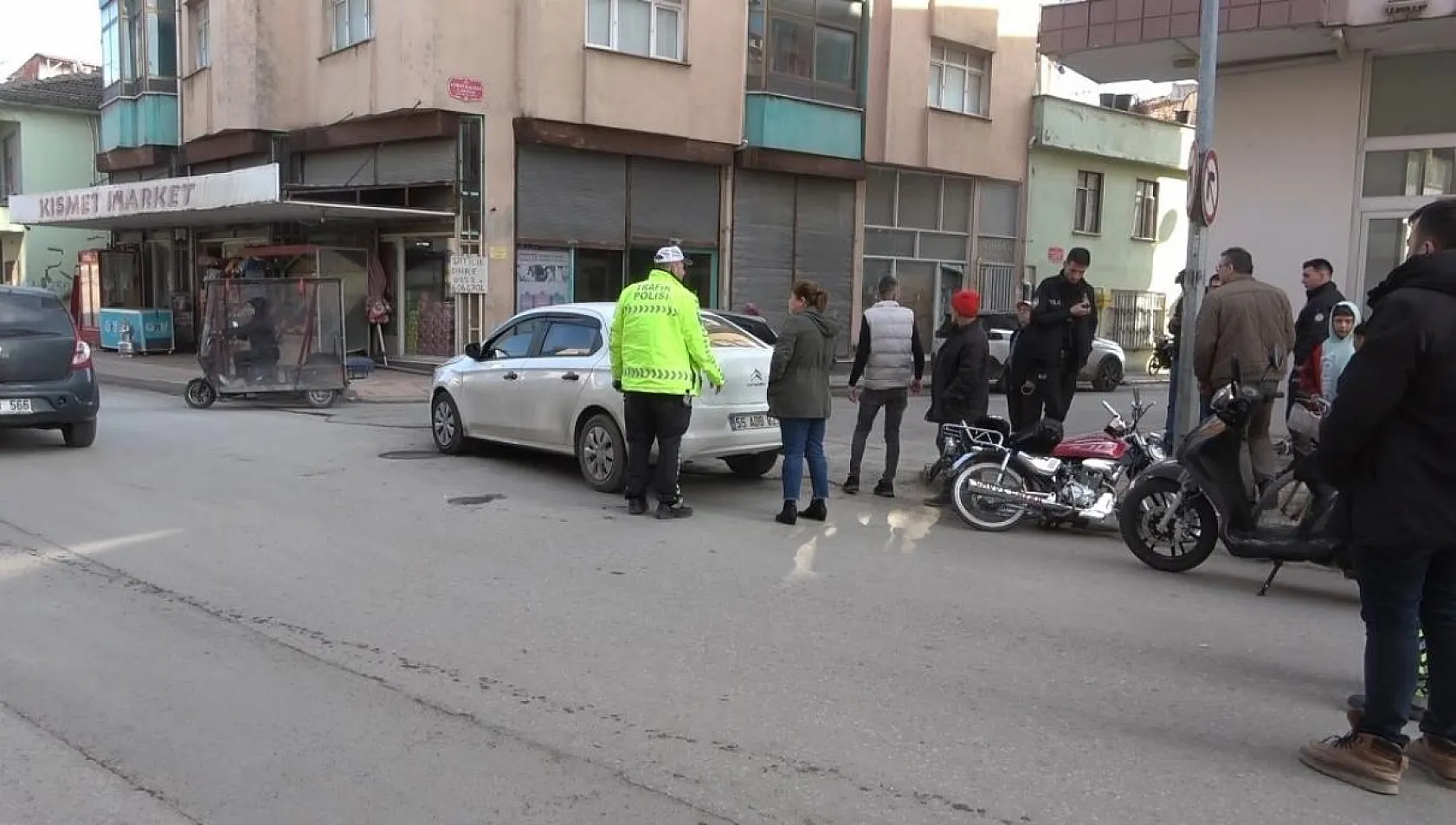 Dün gece ölümden döndü, bugün yine kaza yaptı
