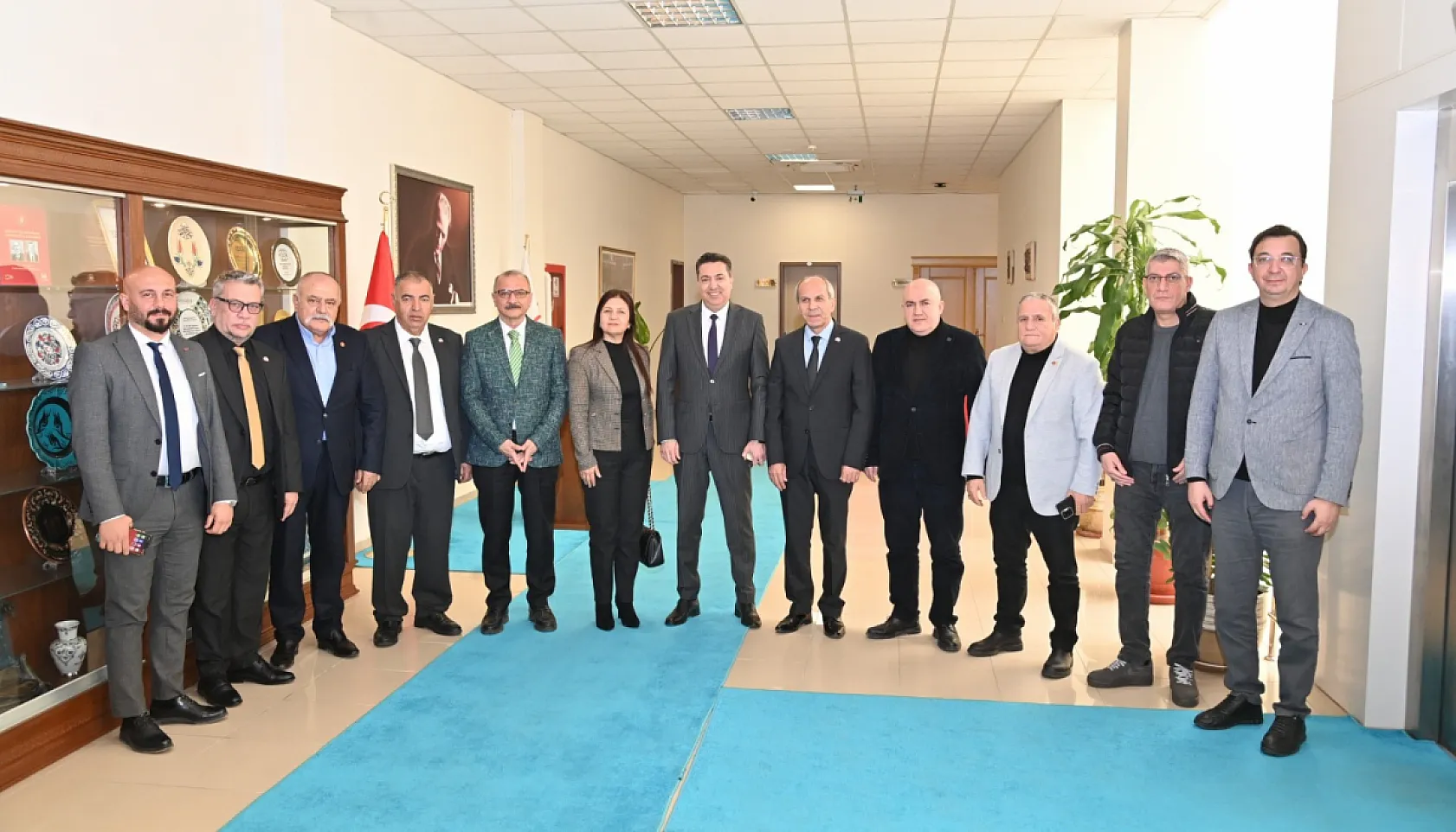 AGF Yönetimi ve BİK Genel Kurul Üyeleri OKÜ'de