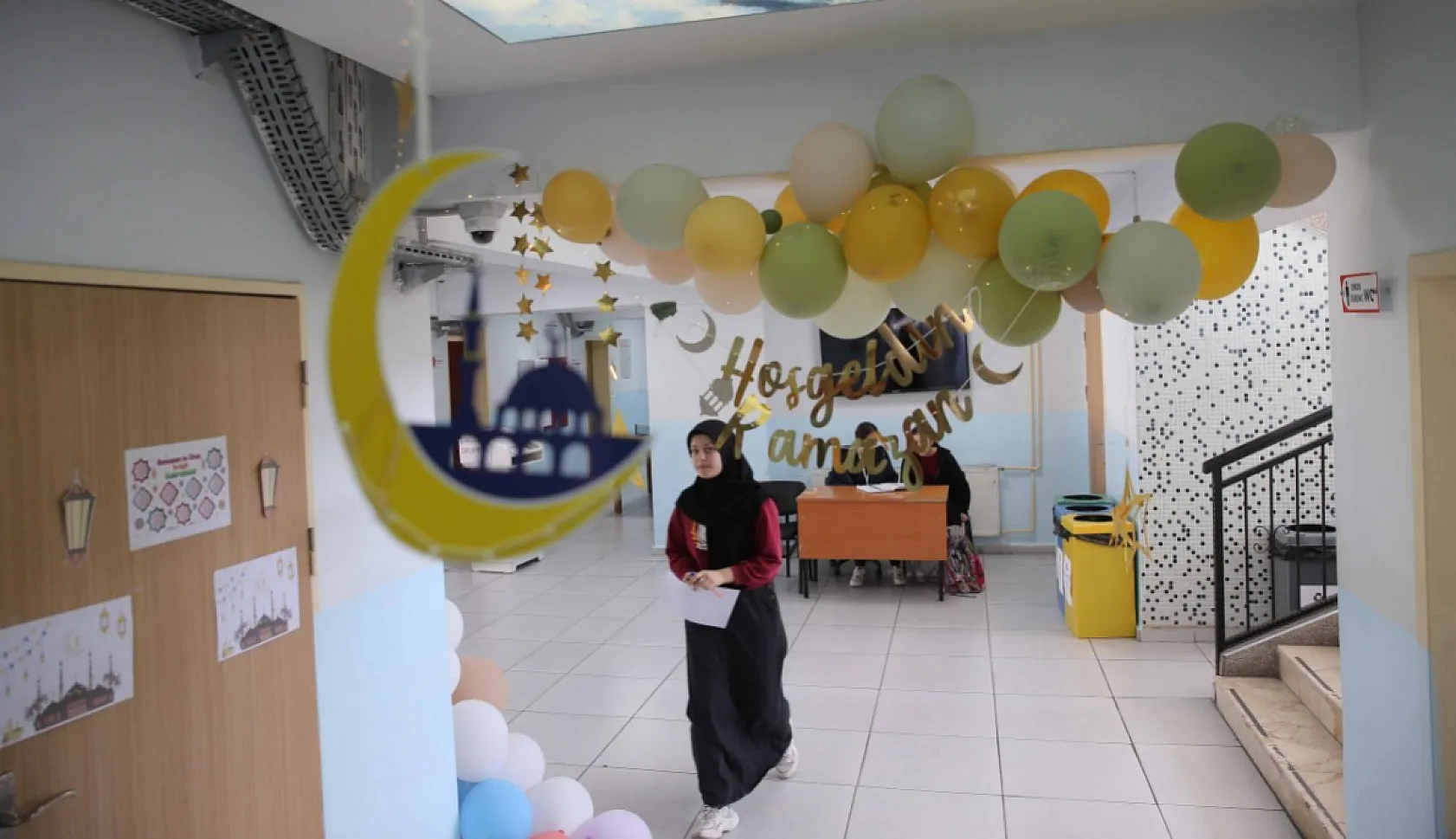 Muğla'da okullar ramazan için süslendi