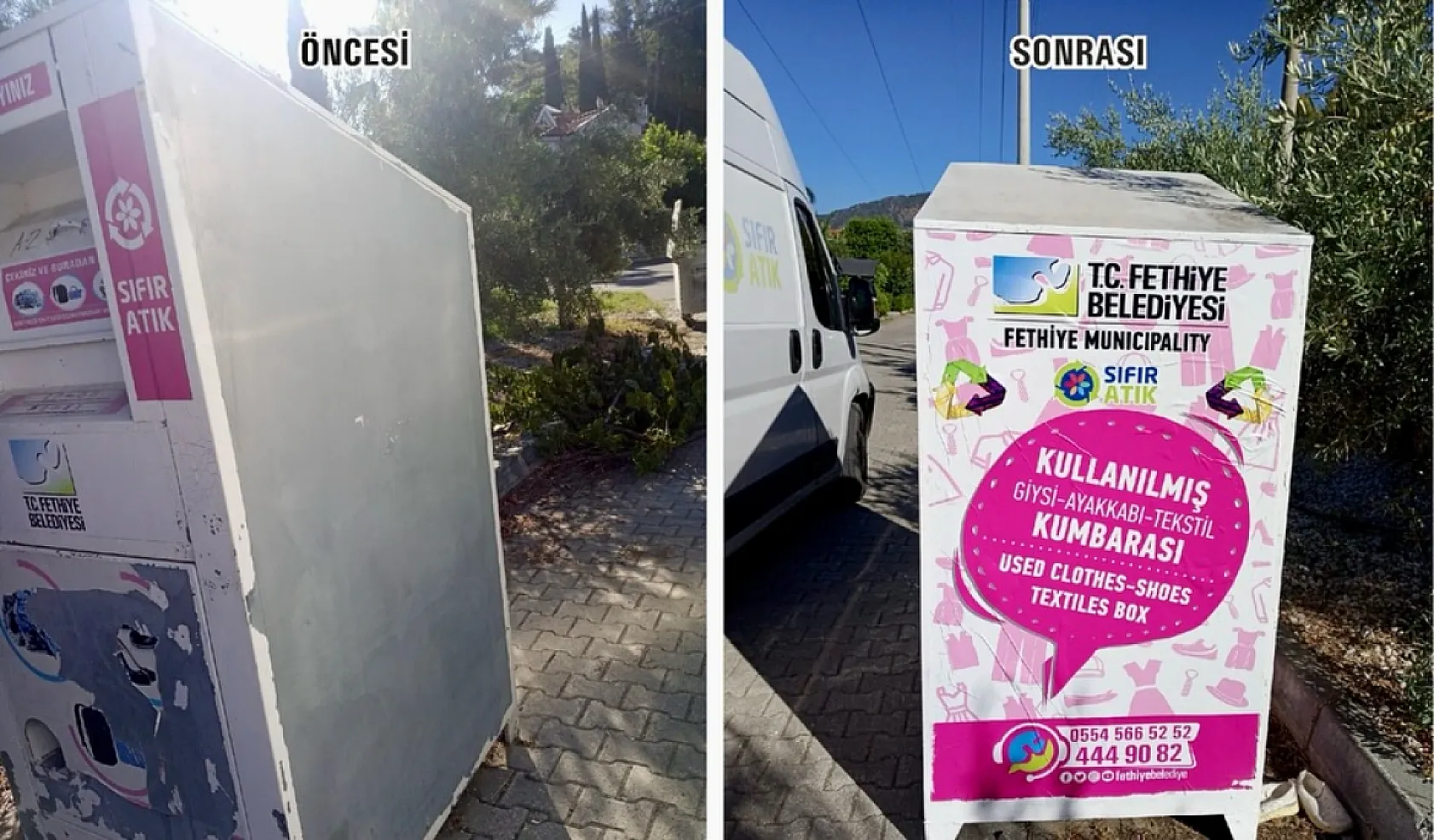 Fethiye Belediyesi, tekstil ürünlerini geri dönüşüme kazandırmaya devam ediyor