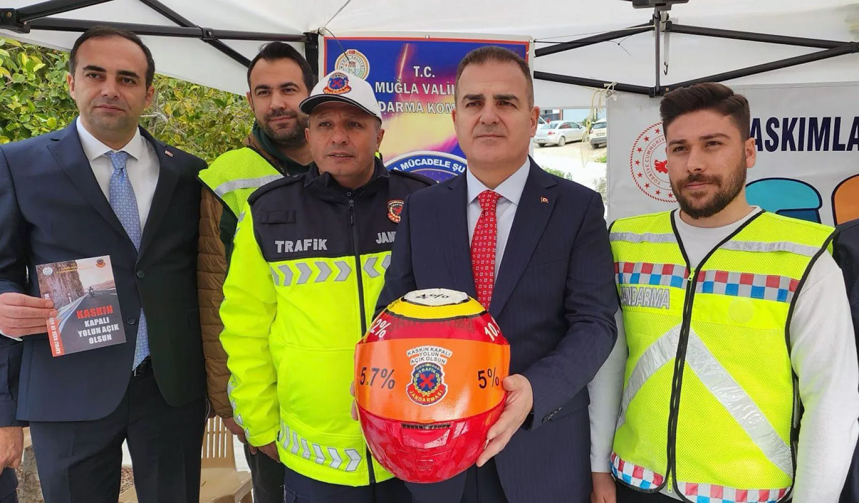 Jandarmadan 'Güvenlik Kask' bilgilendirmesi