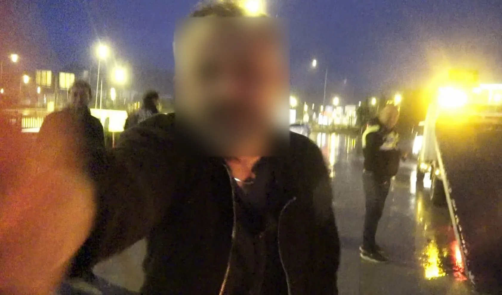 Sürücü alkollü çıktı, yolcu gazetecilere saldırdı