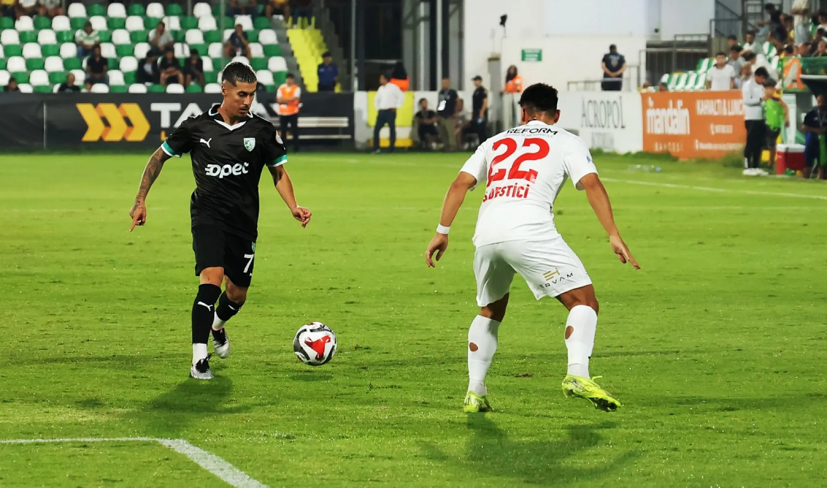 Trendyol 1. Lig'in 7. haftasında Bodrum FK, sahasında Vanspor FK'yı 2-0 mağlup etti