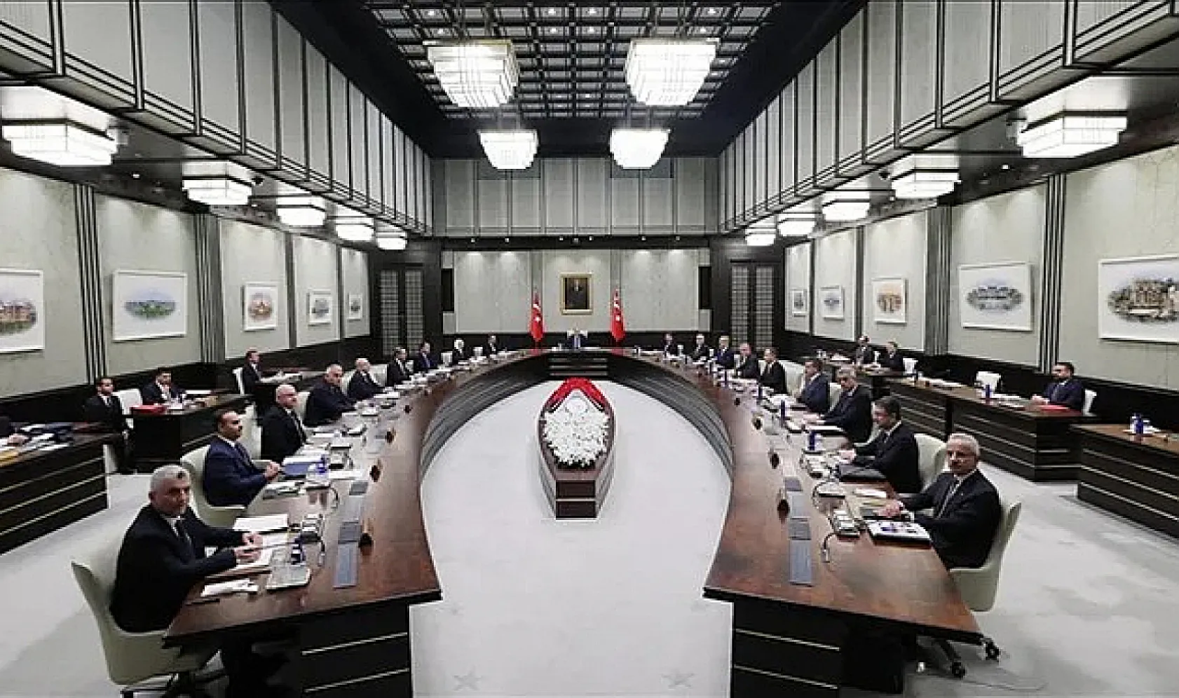 Cumhurbaşkanlığı Kabinesi, Cumhurbaşkanı Recep Tayyip Erdoğan başkanlığında Beştepe'de toplandı