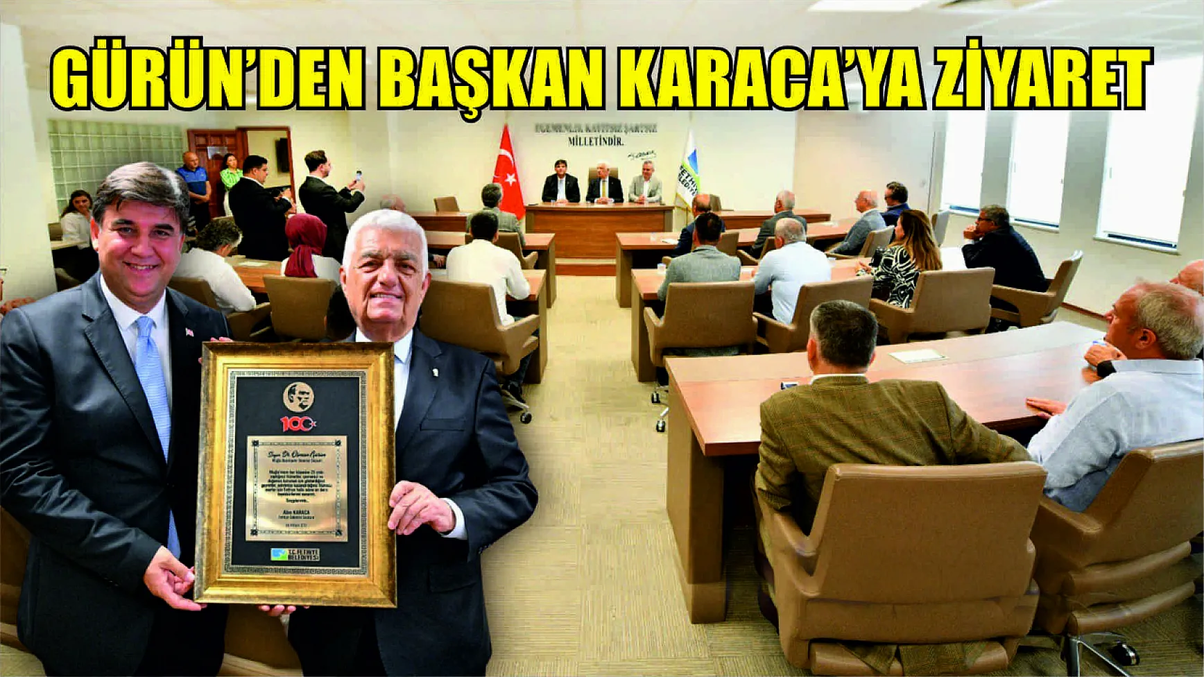 Osman Gürün’den Başkan Karaca’ya Ziyaret