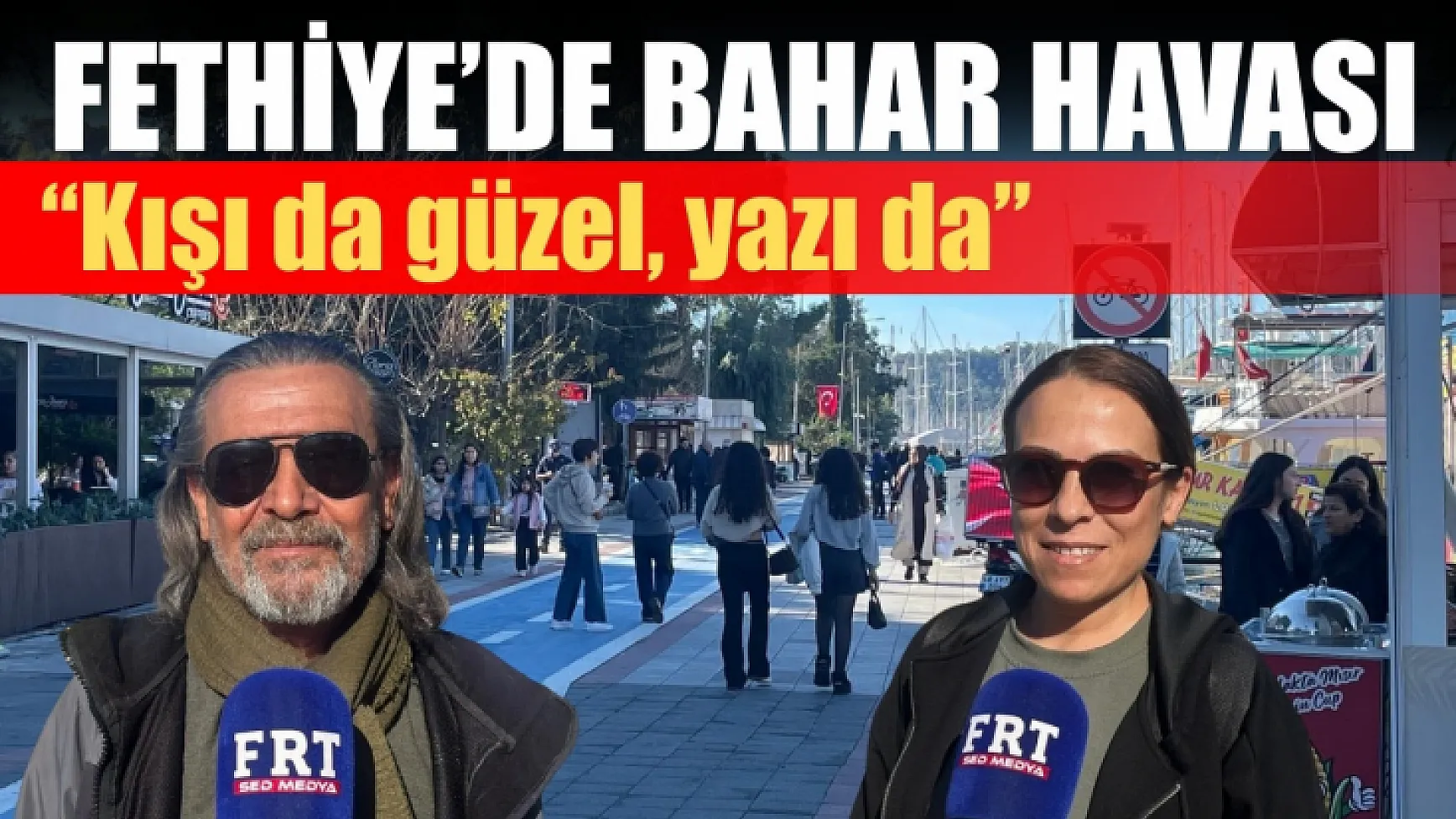 Fethiye'de bahar havası: 'Kışı da güzel, yazı da'