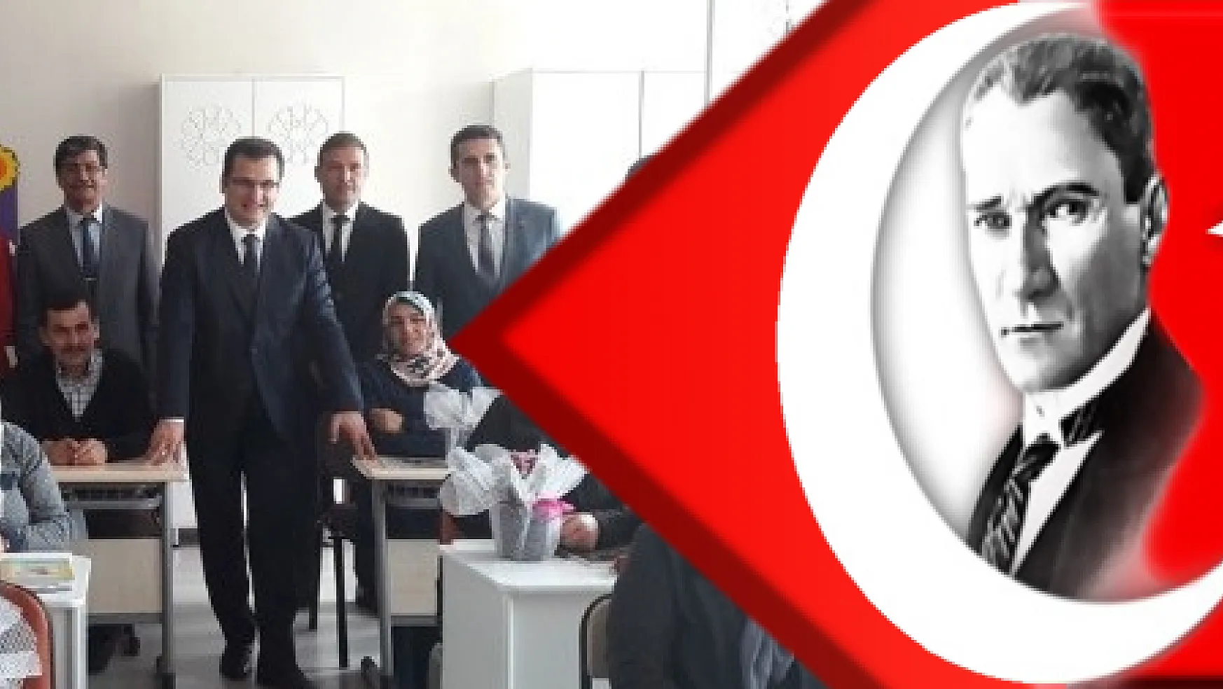Kaymakam Güldoğan'dan okuma yazma kursuna ziyaret