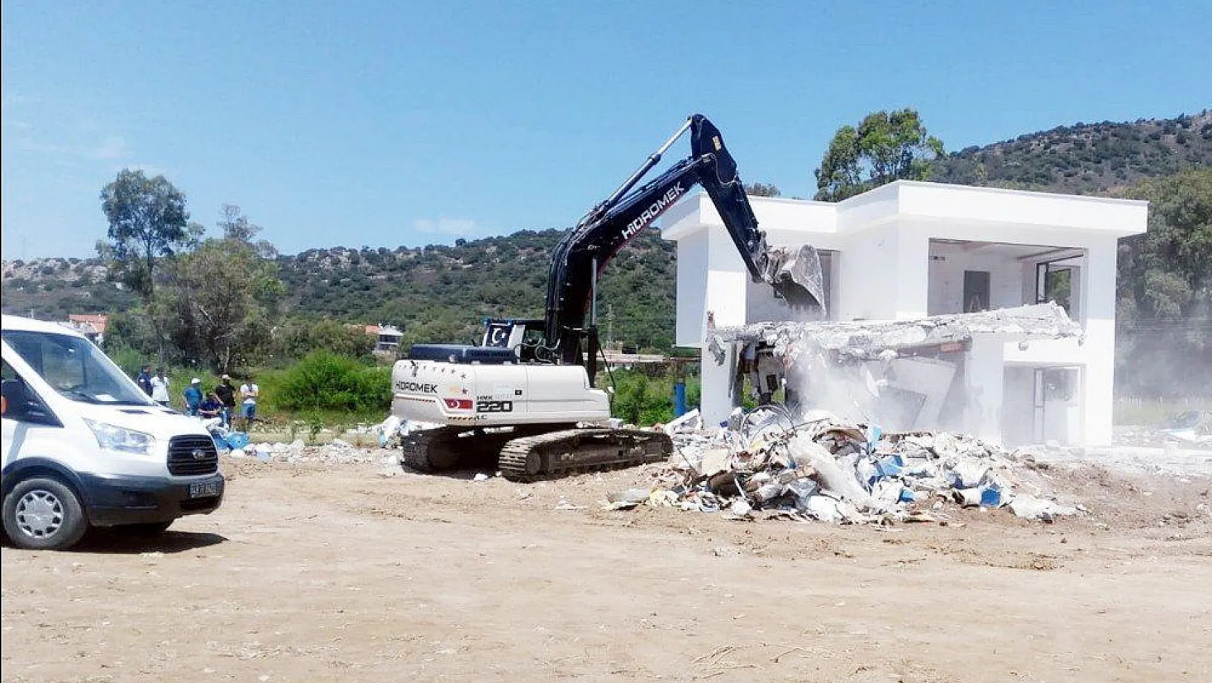 Datça'daki o villa yıkılıyor