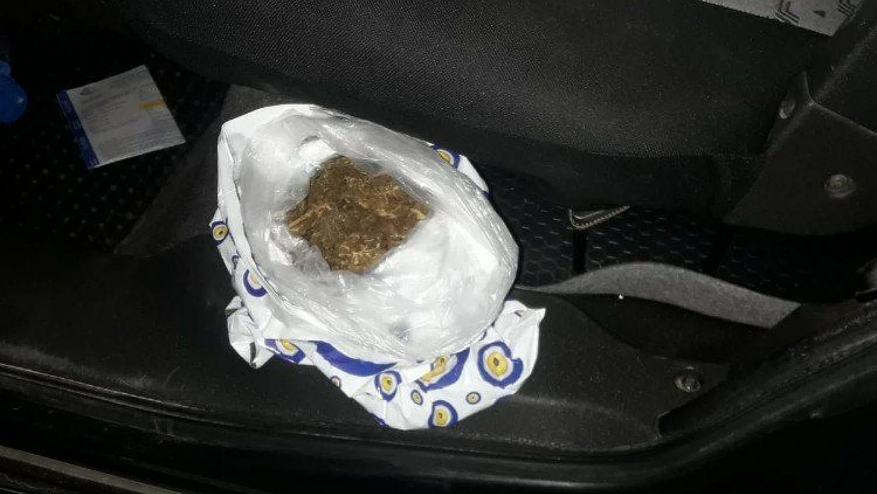 Datça'da şüpheli araçtan 150 gram skunk çıktı