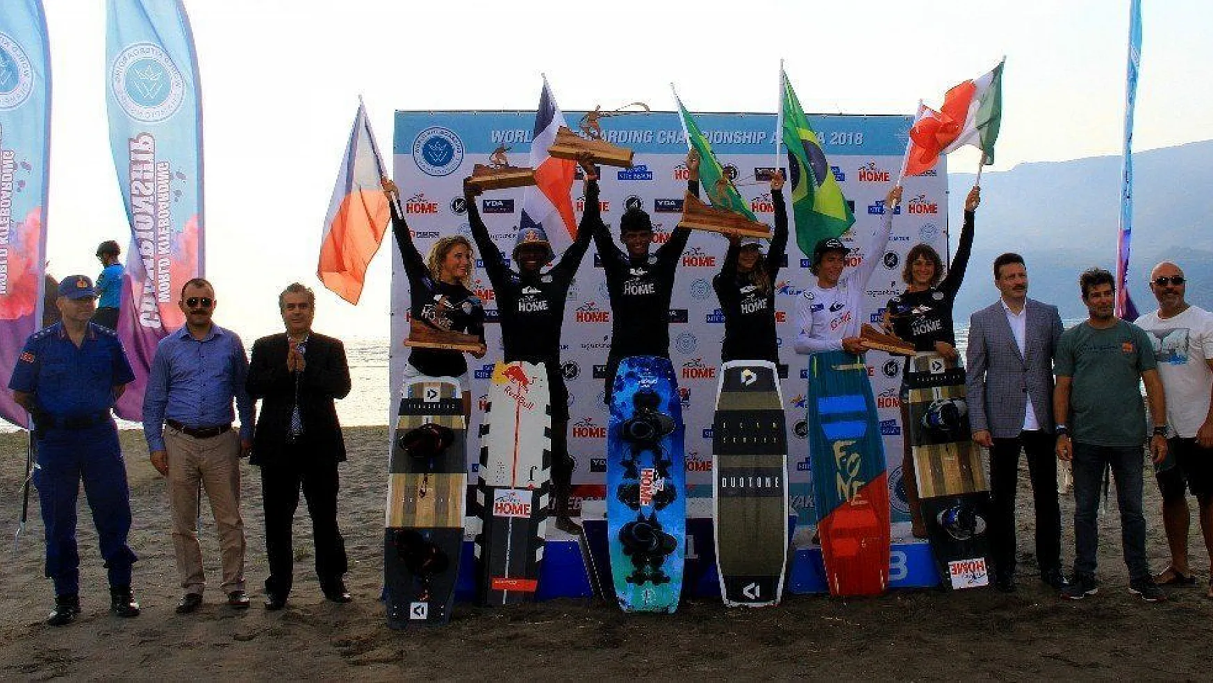 Kiteboard Dünya şampiyonasının Türkiye ayağı tamamlandı