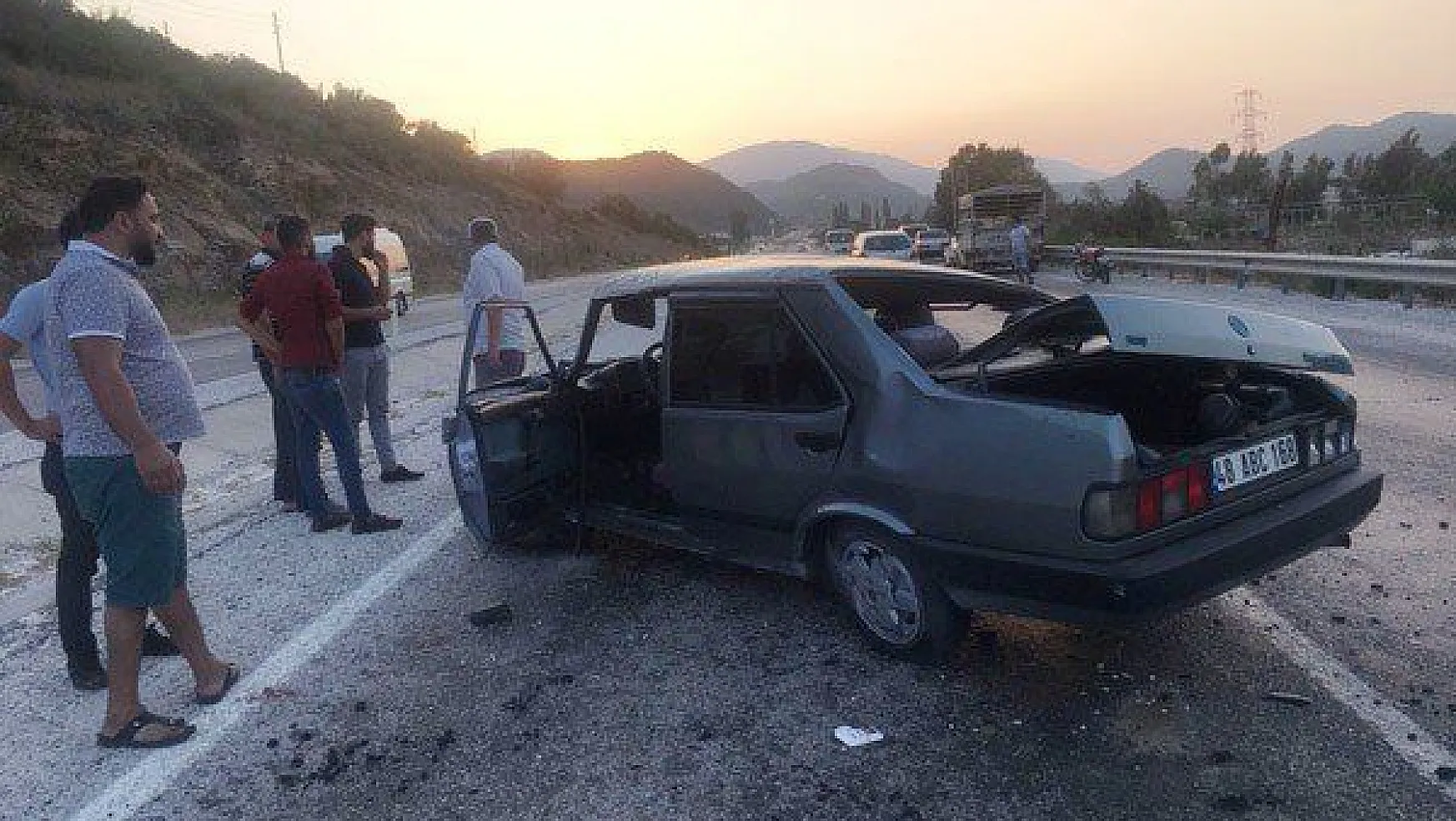 Milas'ta trafik kazası: 2 yaralı