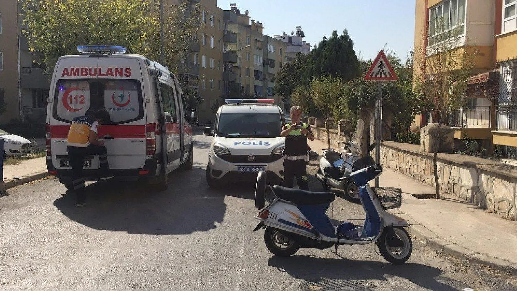 Milas'ta trafik kazası 1 yaralı