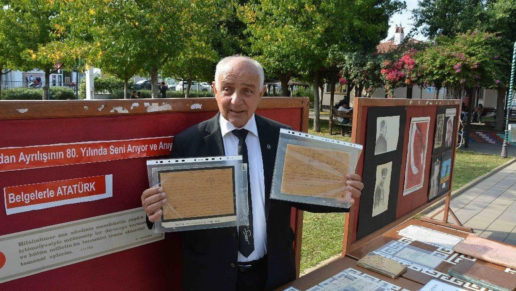 Ortaca'da Atatürk'ün gönderdiği telgraflar sergilendi