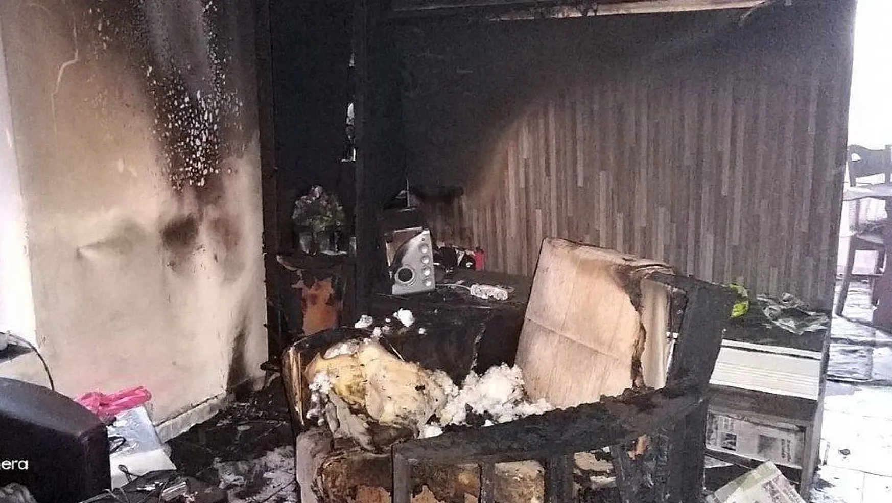 Milas'ta ev yangını: 1 ölü