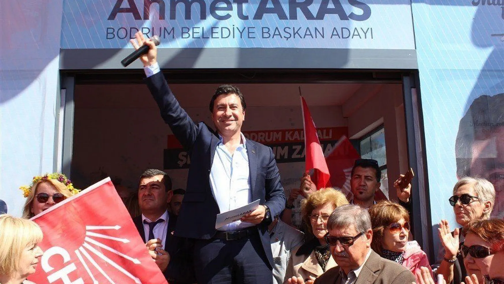 Aras 'Bütün Bodrum'un belediye başkanı olacağım'