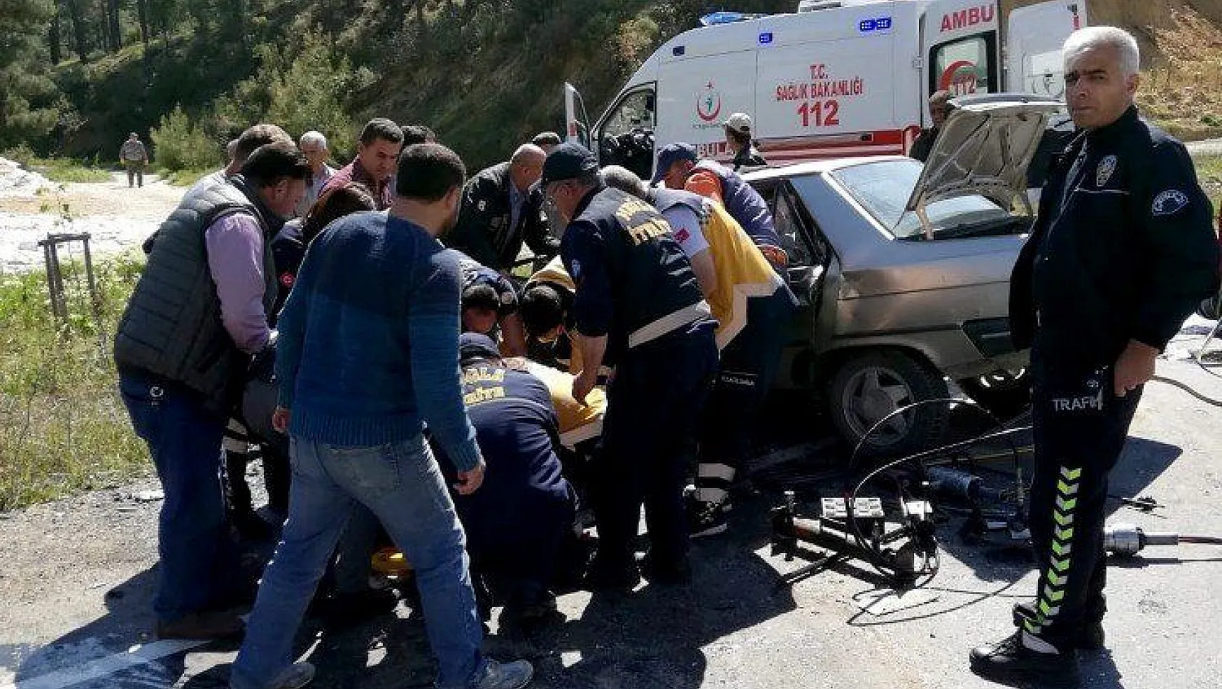 Muğla'da kaza: 2 yaralı