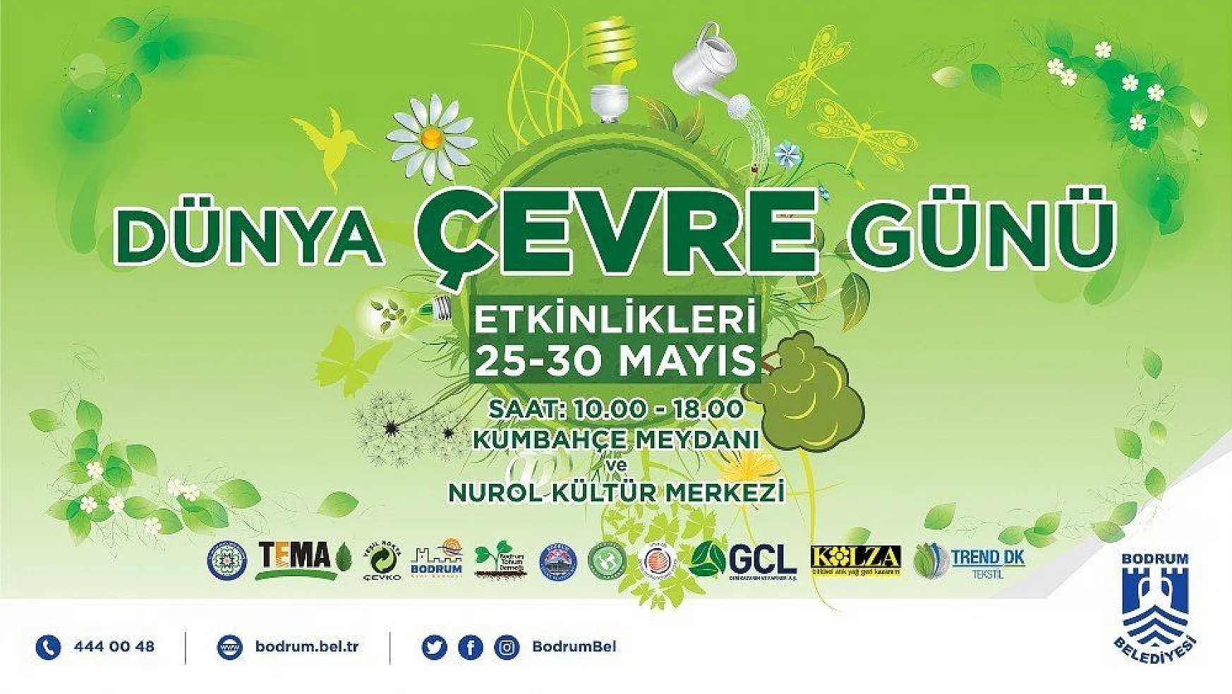 Bodrum'da Dünya Çevre Günü festival havasında kutlanacak