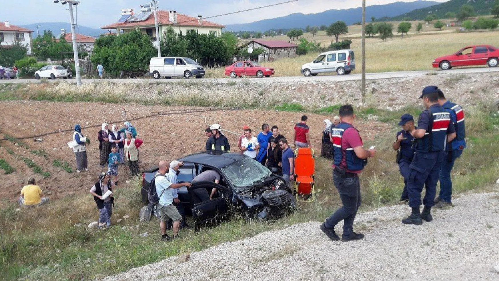 Fethiye - Antalya Karayolunda zincirleme trafik kazası: 9 yaralı