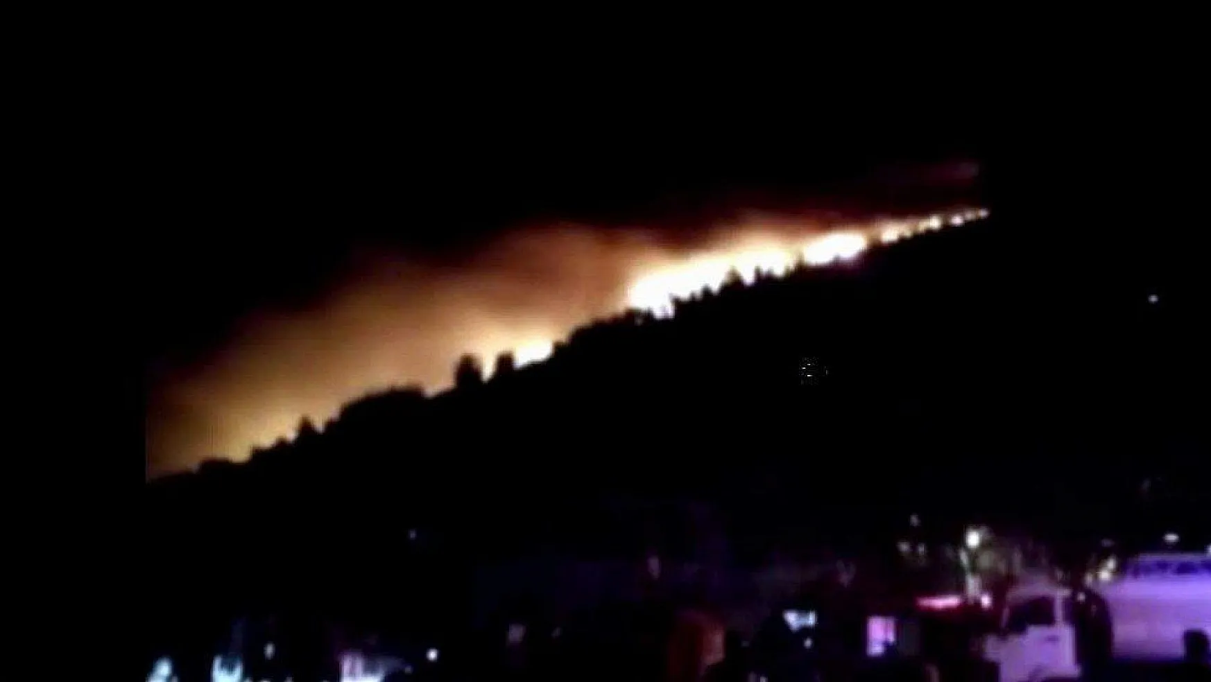 Datça'da 11 saattir devam eden yangında kasıt şüphesi