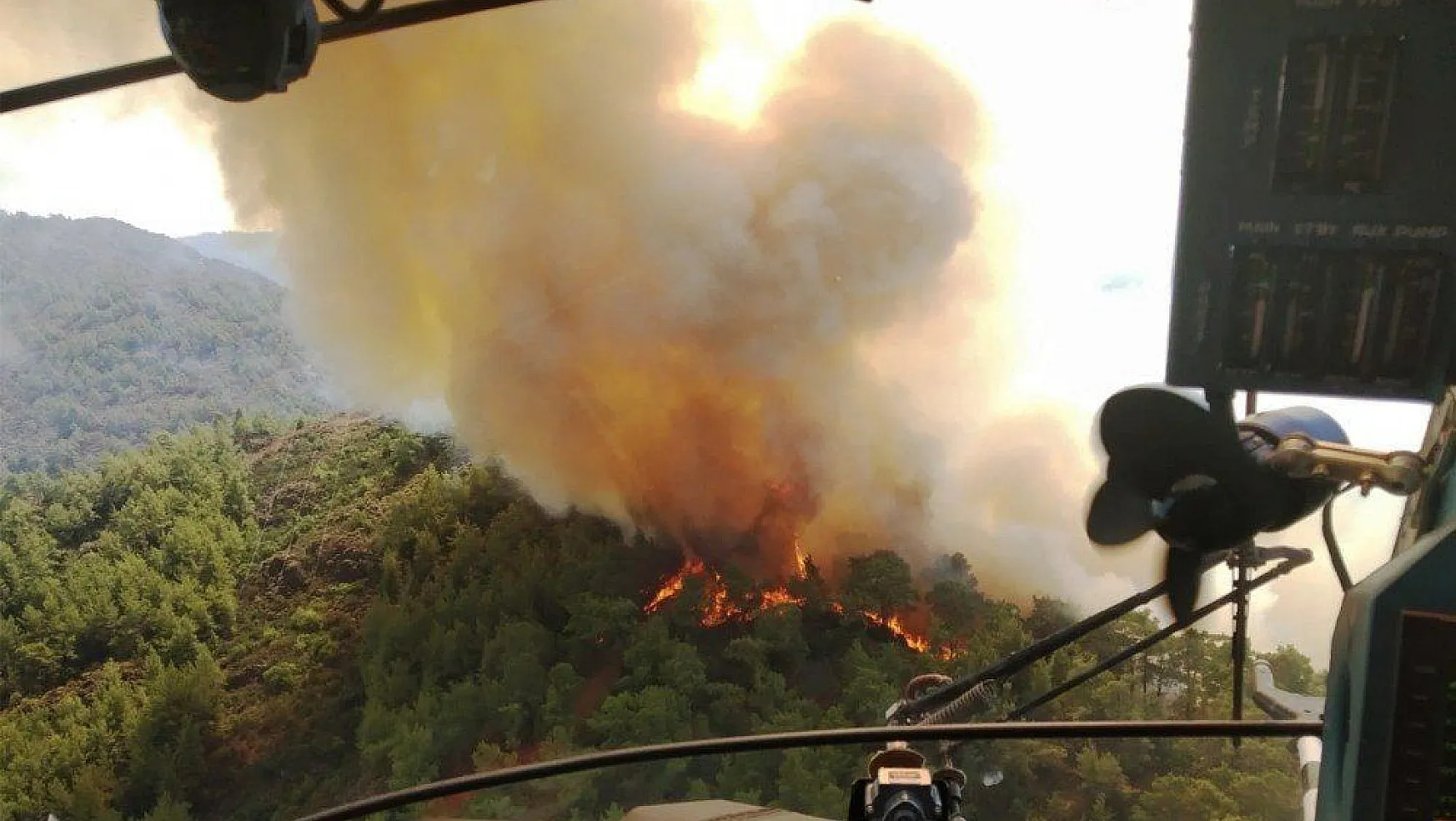 Marmaris'te bu yıl 35 hektar ormanlık alan yandı