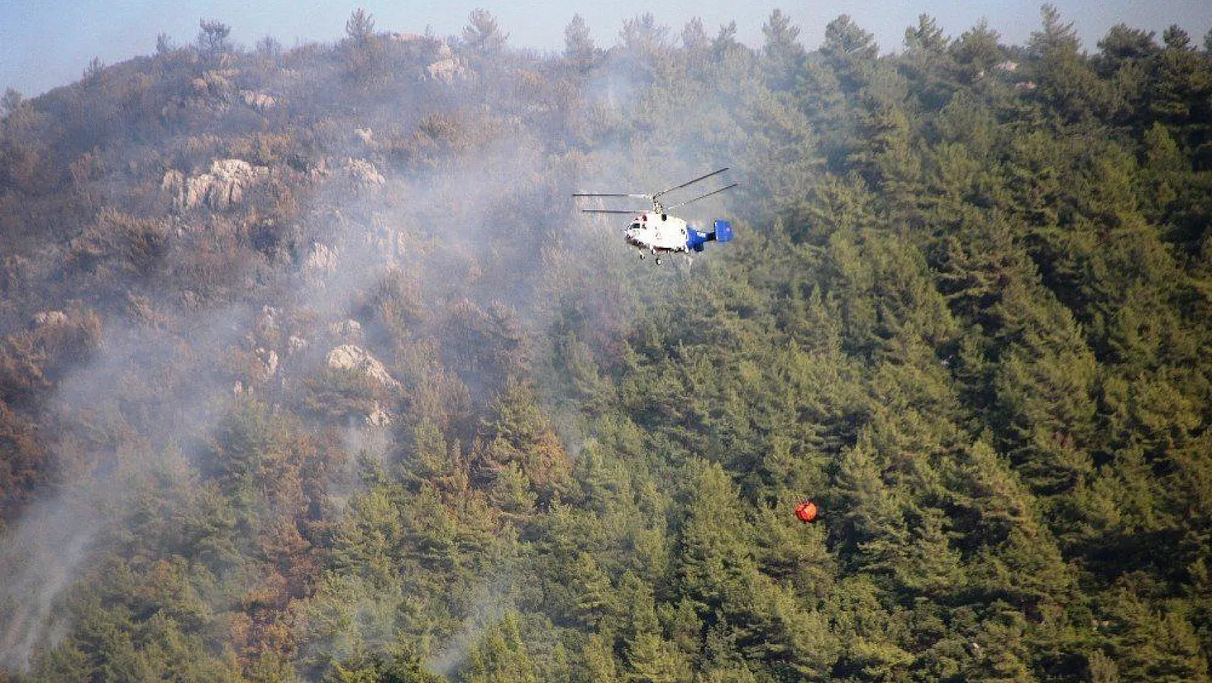 Bodrum'daki orman yangını güçlükle kontrol altına aldı