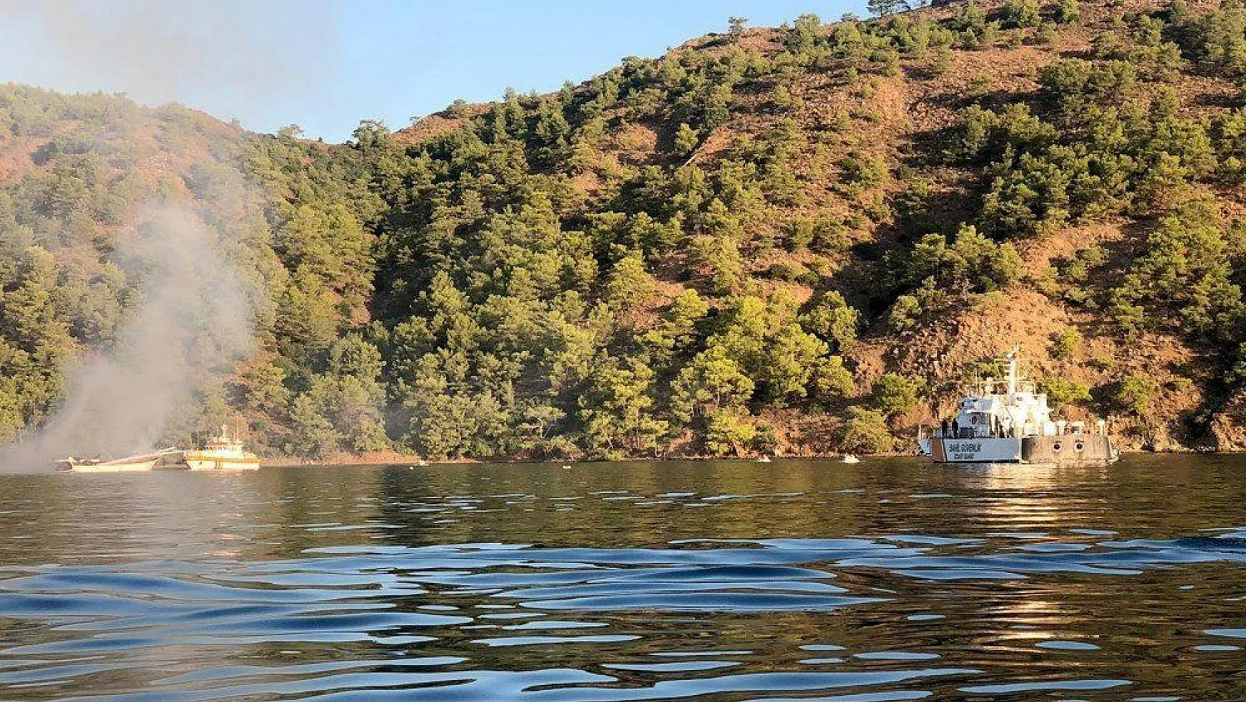 Fethiye'de gulet teknede yangın: 1 ölü, 4 yaralı