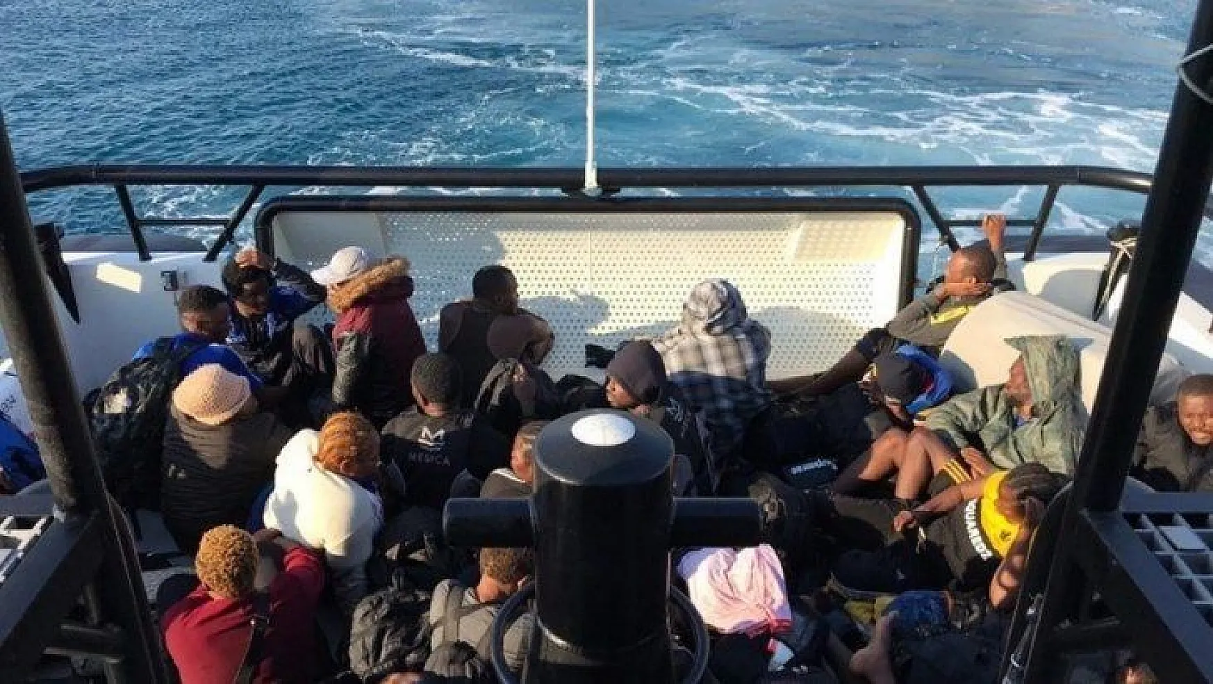 41 düzensiz göçmen kurtarıldı