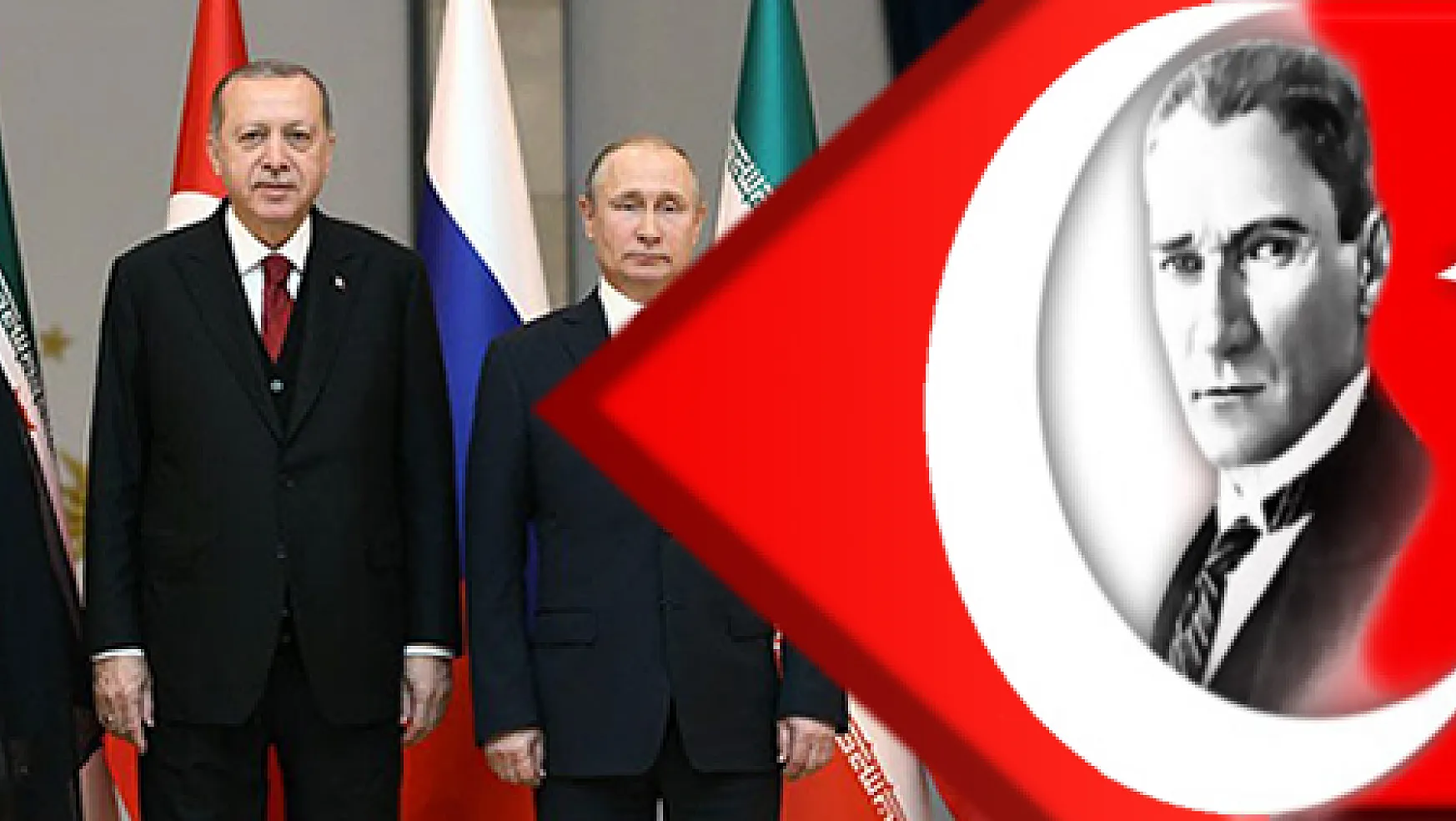 Üçlü zirve sonrası Erdoğan, Putin ve Ruhani'den ortak açıklama