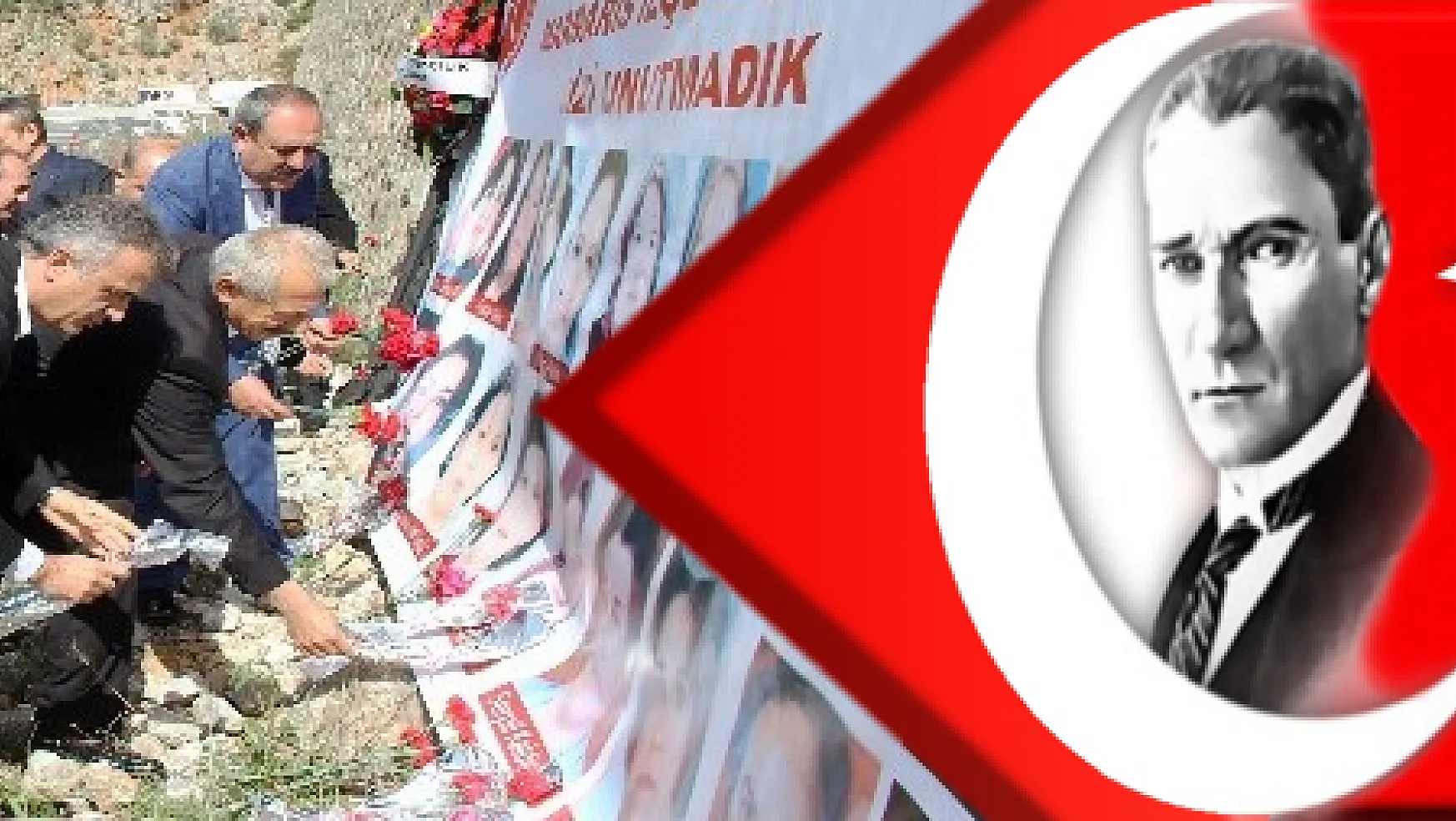 MHP'den 24 ölümlü kaza alanında 8 Mart anması