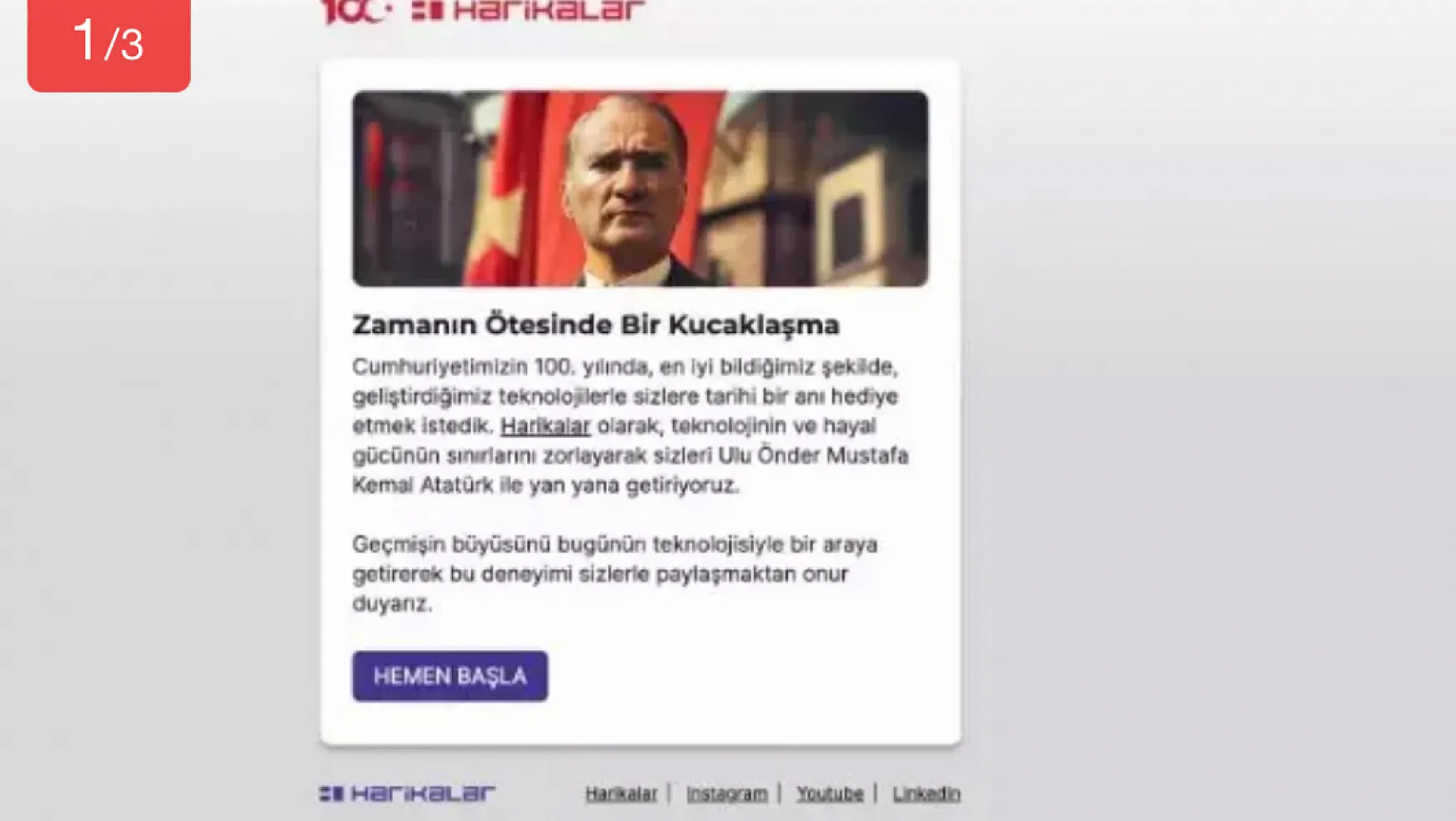 Yapay Zeka Uygulaması ile Atatürk'le yan yana fotoğraf nasıl yapılır? İşte detaylar